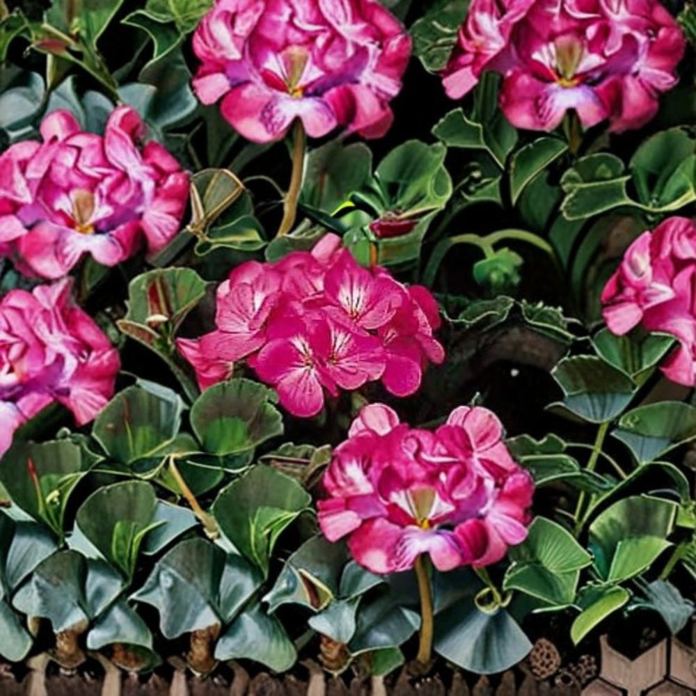 Geranium Ringo 2000 Pink Pelargonium Seeds – 1,000 Bright Pink Blooms, Compact Pot-Friendly Variety