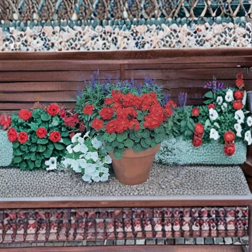 Geranium Landscaper Red Seeds - Pelargonium x hortorum | 100 Seeds | Scarlet Red Blooms | Compact & Easy to Grow