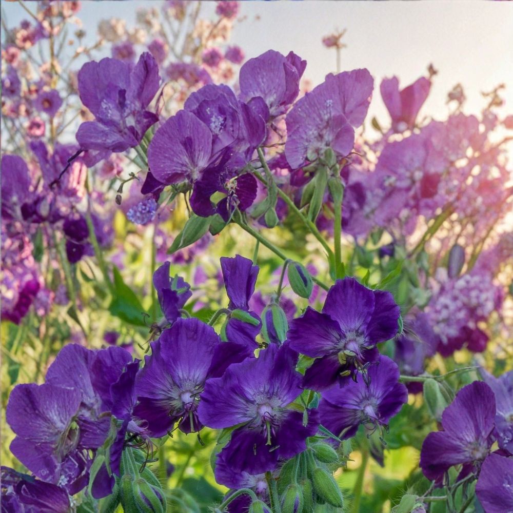 Lily Lovell Geranium Seeds – 25+ Premium Pelargonium Flower Seeds for Patio & Balcony