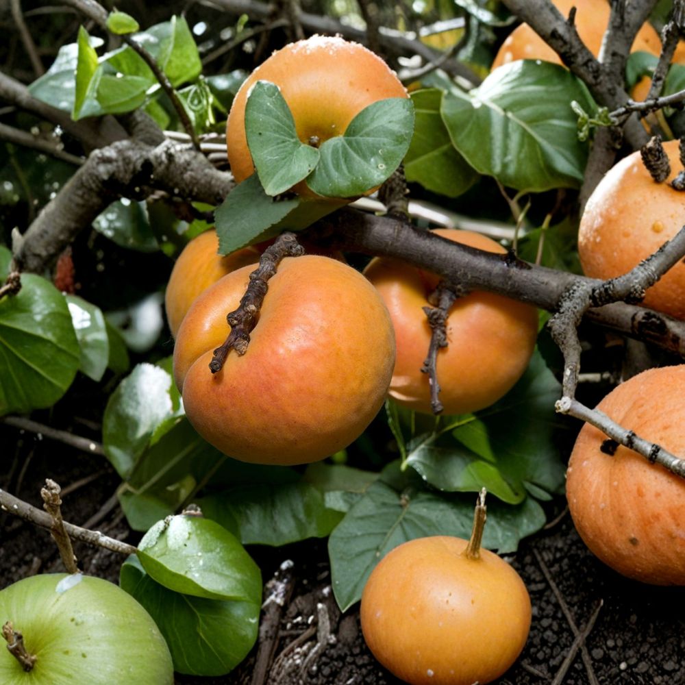 Nugget Apricot Tree Bare Root – 3 Ft Tall, Early Sweet Freestone, Self-Fertile, Cold Hardy