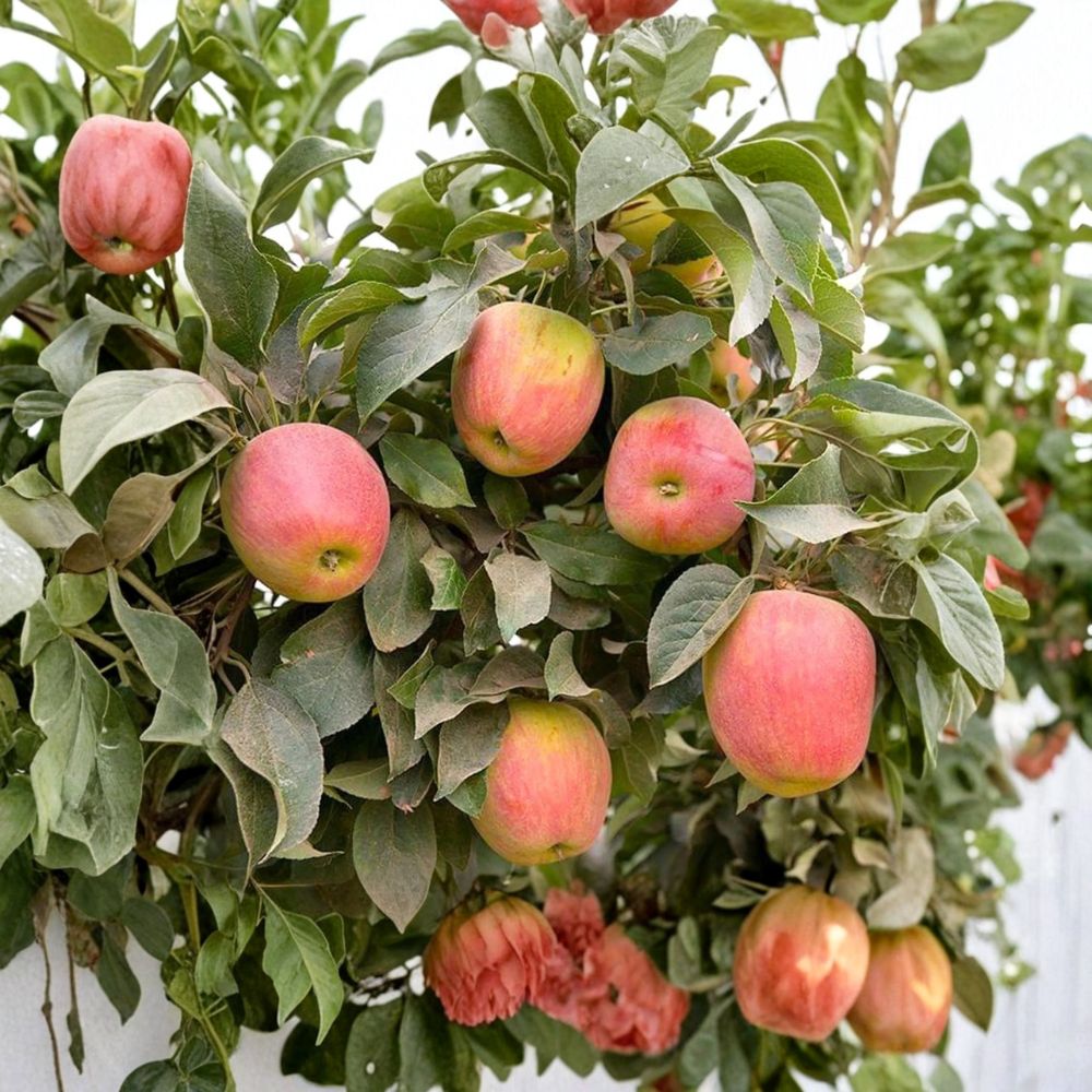 Apple Babe Dwarf Apple Tree – Sweet Crisp Red Apples, Heat Tolerant, Bare Root, 32–36 Inches Tall
