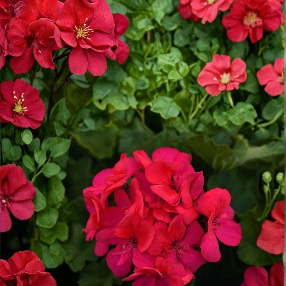 Presto Dark Fuchsia Geranium Seeds – 25+ Premium Pelargonium Flower Seeds for Garden & Patio