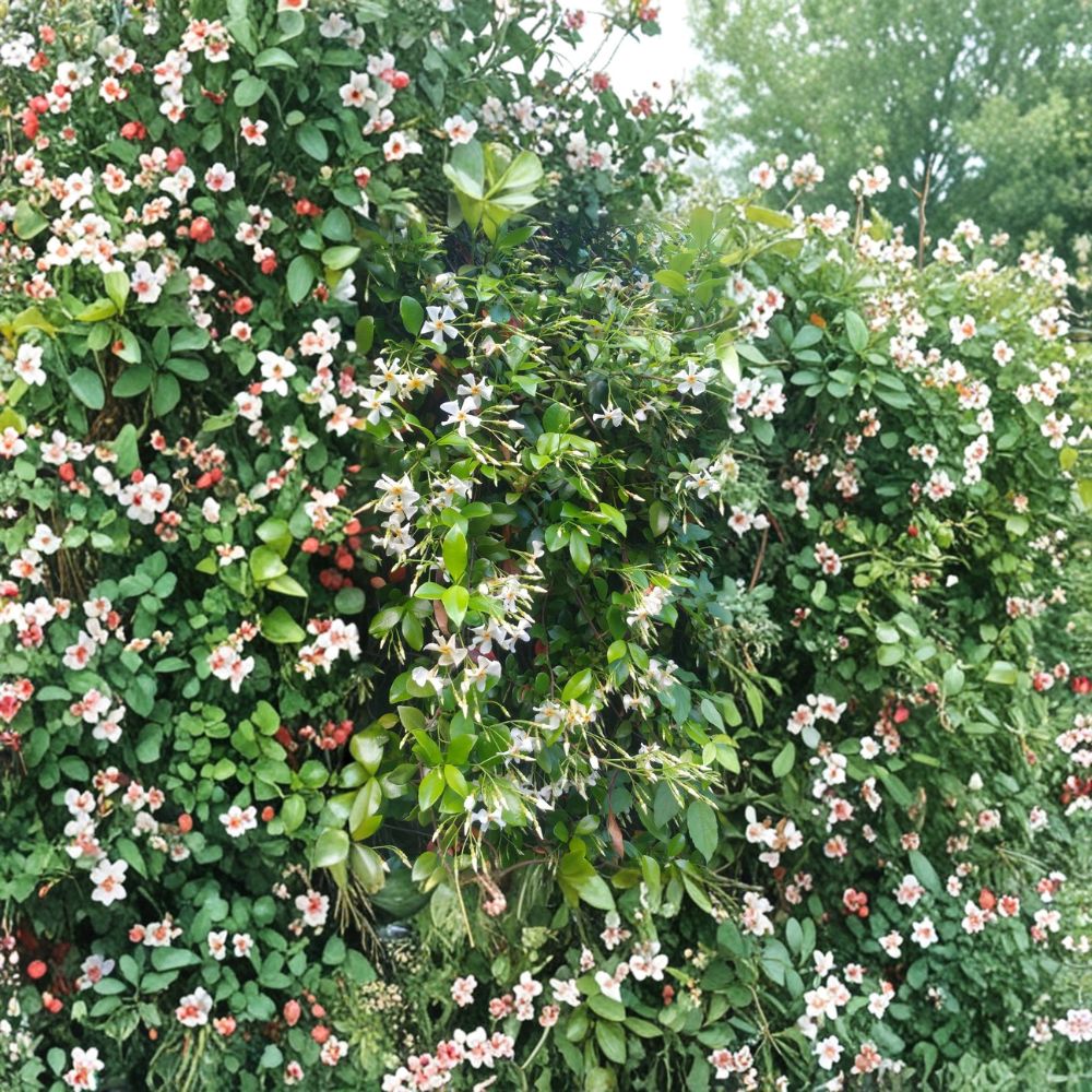 Asian Star Jasmine Live Plants - Trachelospermum asiaticum | Lot of 5 Evergreen Vines
