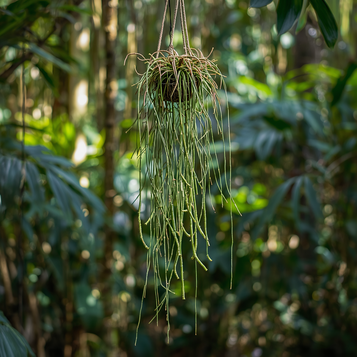 Rhipsalis Agudoensis Cuttings - 5 Orchid Cactus Trailing Plant - Indoor Full Sun Greenery