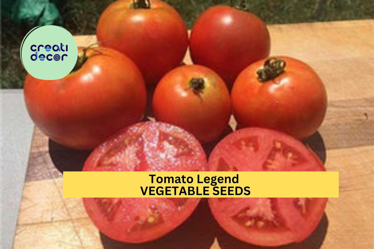Tomato Seeds 3pcs 100g - Legend Variety, Disease Resistant, Juicy Determinate Fruits, Solanum lycopersicum, Early Yield