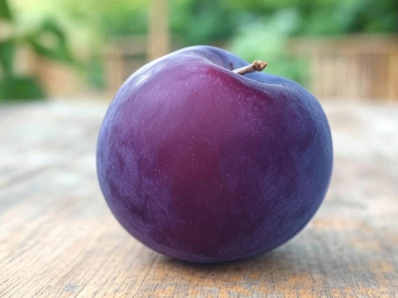 Sapalta Cherry Plum Tree Seedling 12-18" Prunus salicina Hybrid, Deep Purple Fruit, Live Plant