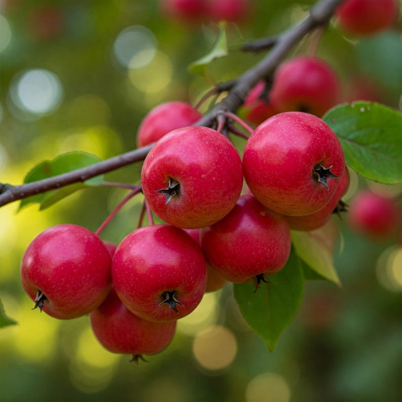 Columbia Edible Crabapple Tree Seedling 12-18 Inches Live Plant Malus fusca Low-Maintenance Fruit Tree