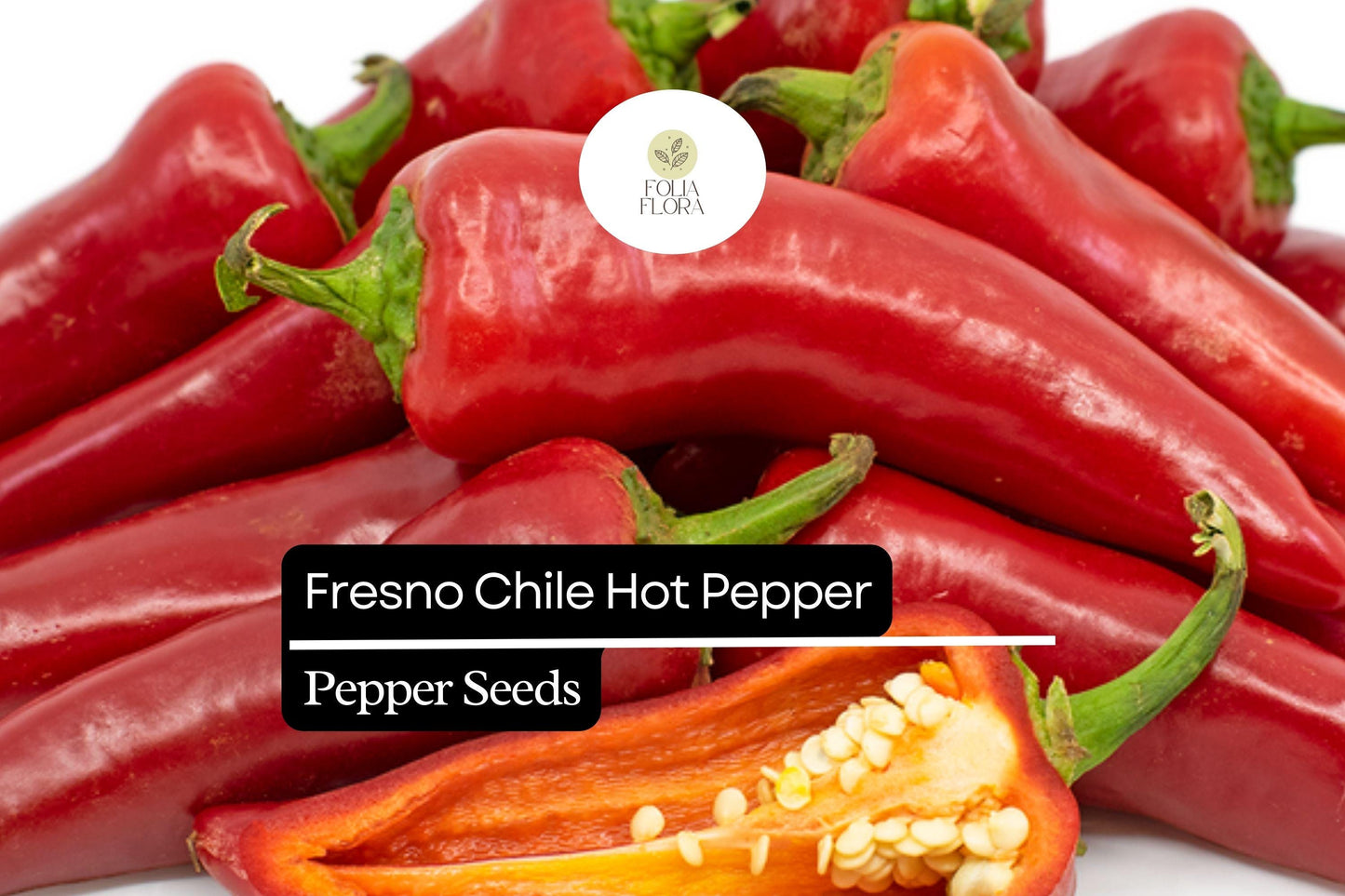 Fresno Chili Pepper Seeds | Heirloom, Medium Heat, Non-GMO | Capsicum annuum, 250mg Seed Packet