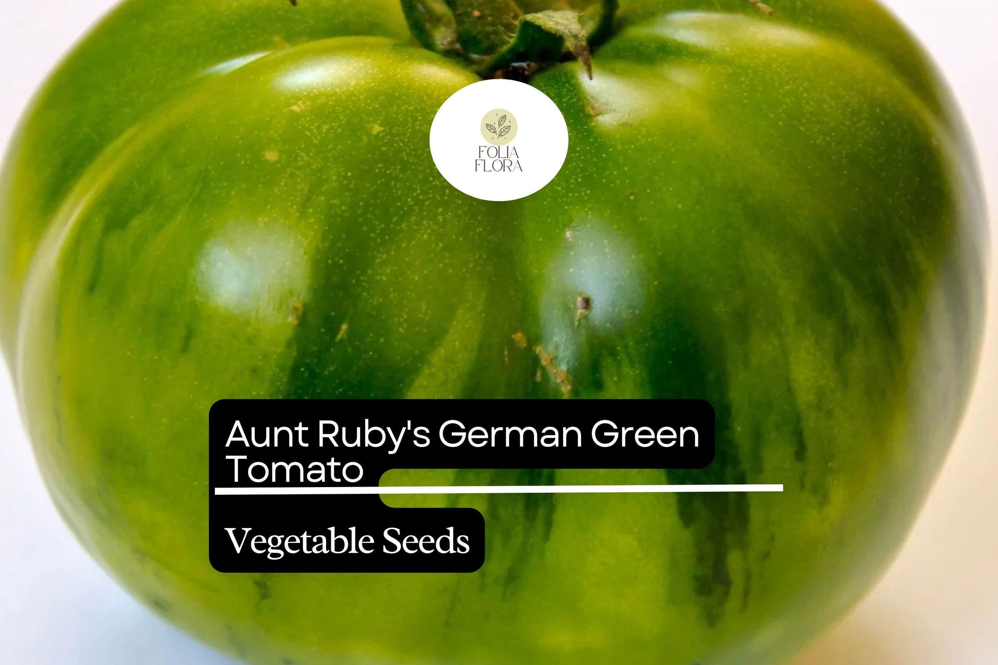 Aunt Ruby’s German Green Tomato Seeds – Heirloom Beefsteak, Lime-Green, Sweet & Tangy, High-Yielding, Indeterminate, 30 Seeds