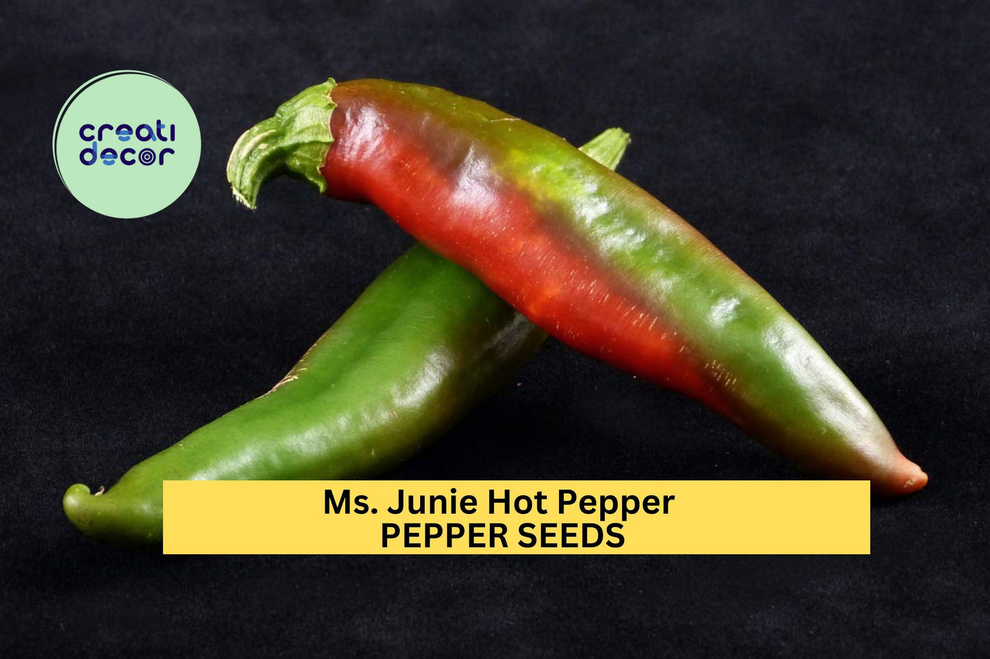 3pcs Ms. Junie Hot Pepper Seeds – Caribbean-Style Capsicum chinense for Sauces, Jerk Recipes & Grilling