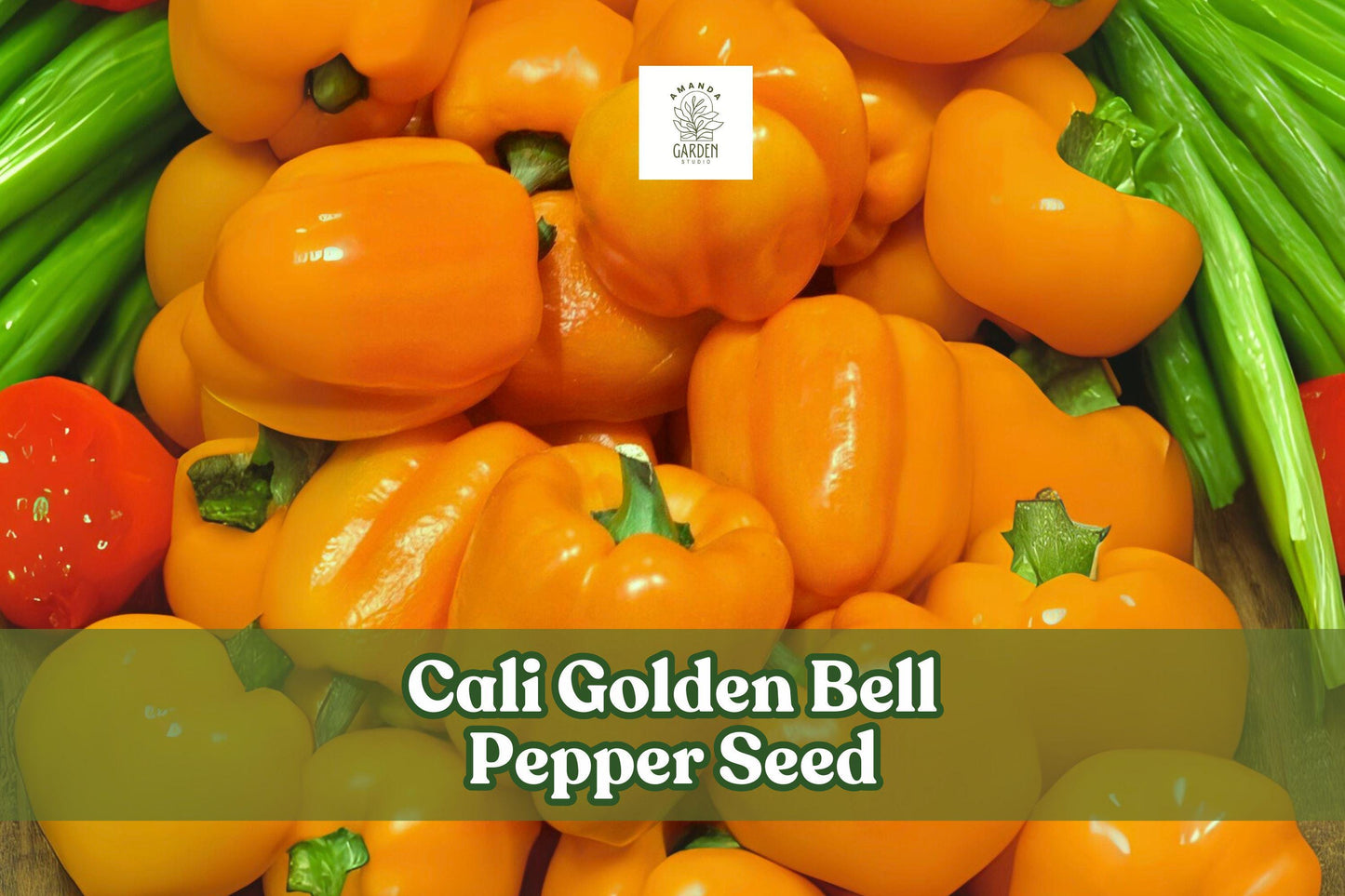 Cali Golden Bell Pepper Seeds – Heirloom Sweet Yellow Capsicum annuum for Fresh, Stuffing & Grilling