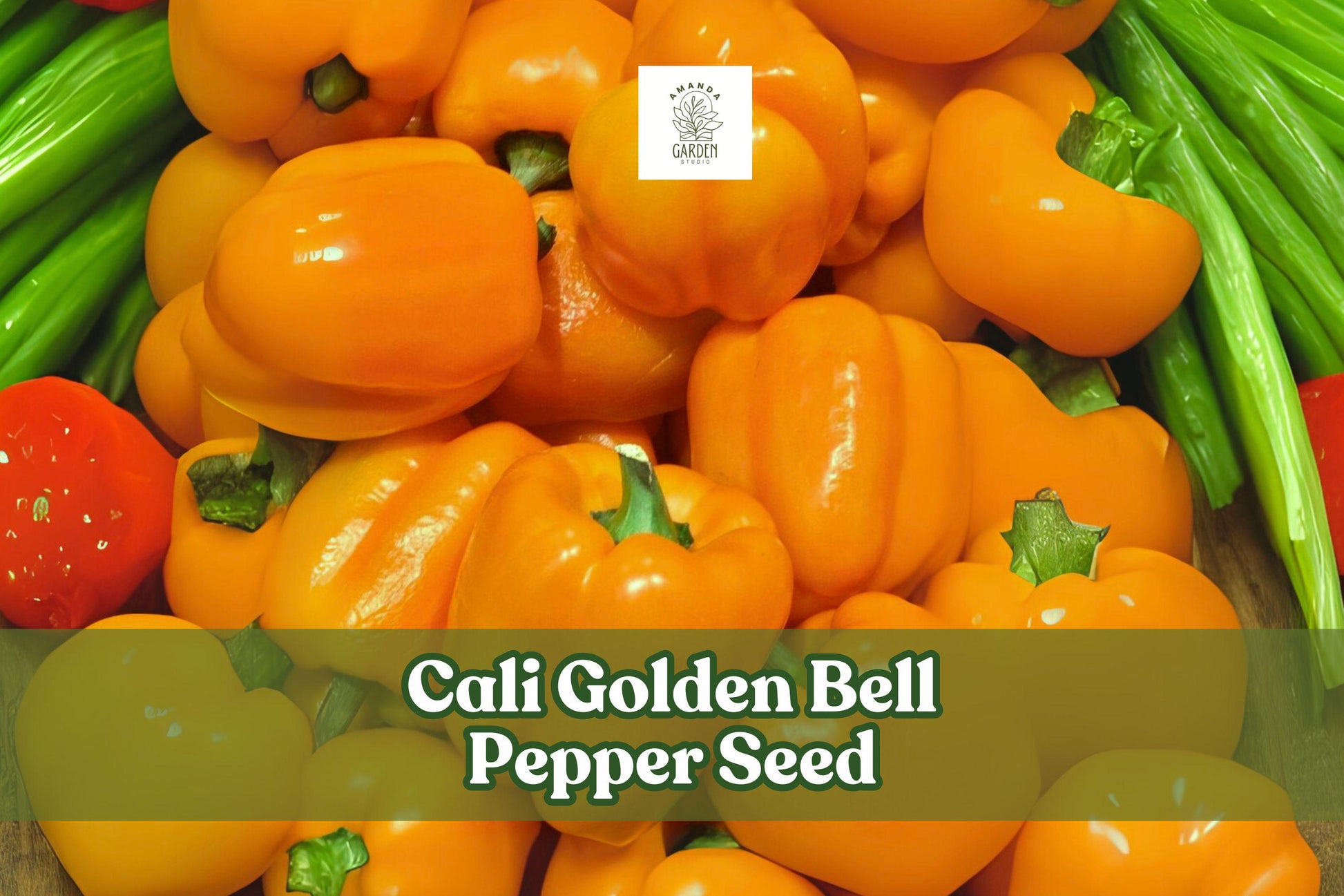100 Cali Golden Bell Pepper Seeds – Sweet Yellow Heirloom Capsicum annuum for Fresh Eating, Stuffing, Grilling