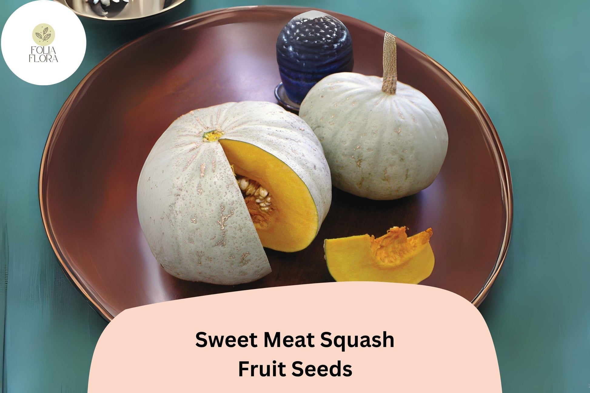 Sweet Meat Winter Squash Seeds | Heirloom Cucurbita maxima for Long Storage, Pies & Roasting