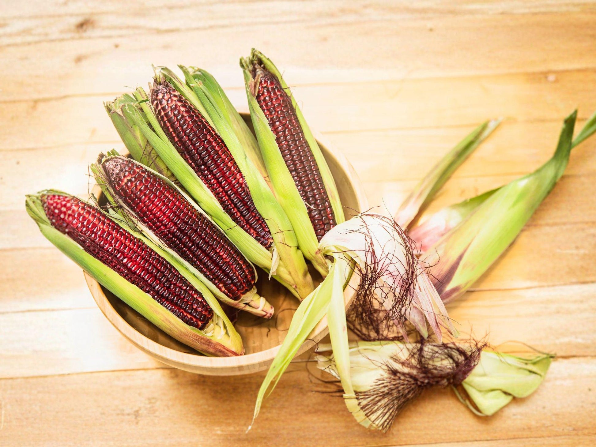 Corn Seeds – Bloody Butcher Red Kernel Vegetable Corn – 50 Seeds for Garden Planting