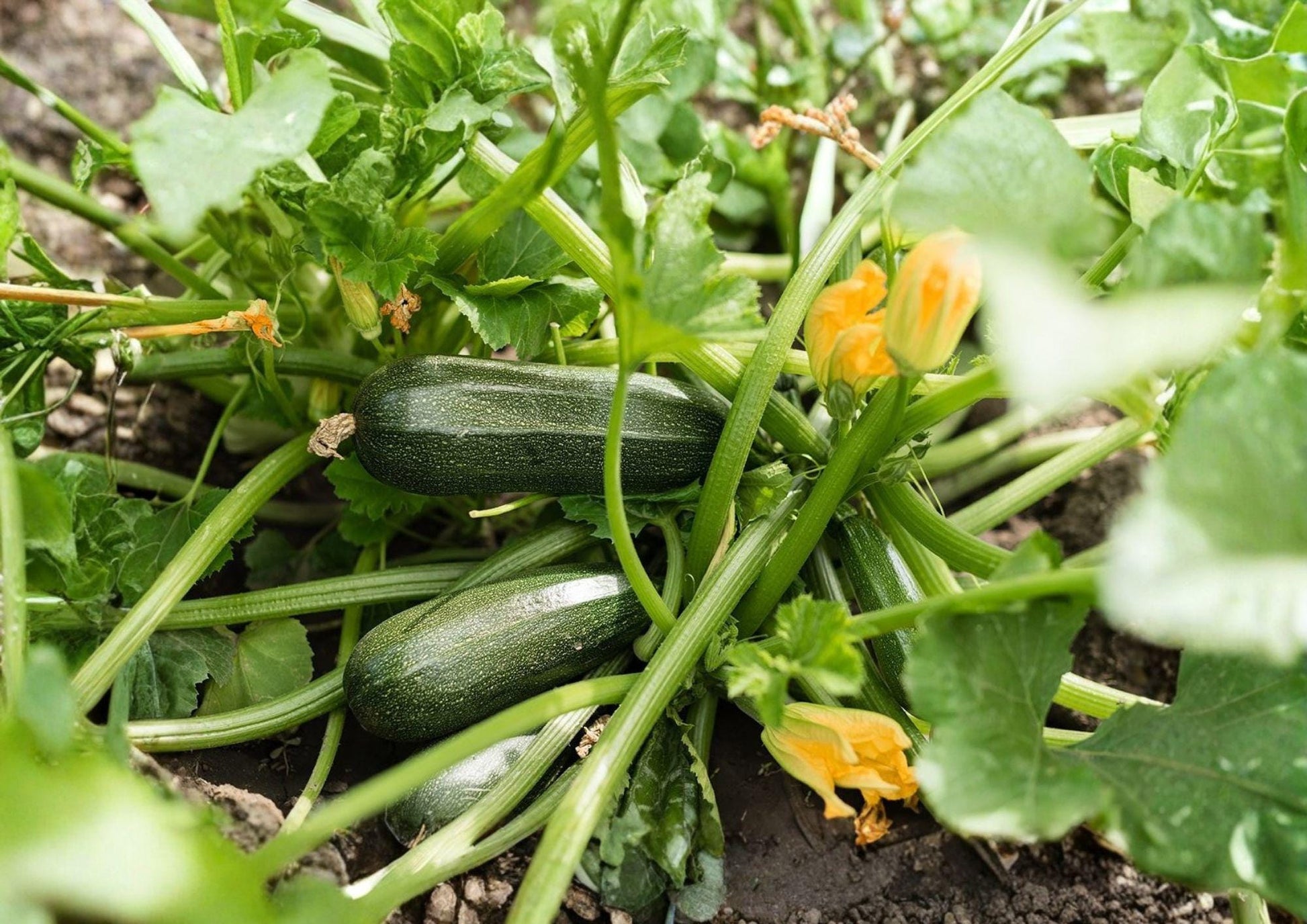 Dark Green Zucchini Seeds – Heirloom Summer Squash, Classic Tender Vegetable, 10 Seeds for Home Garden, High Yield, Easy to Grow