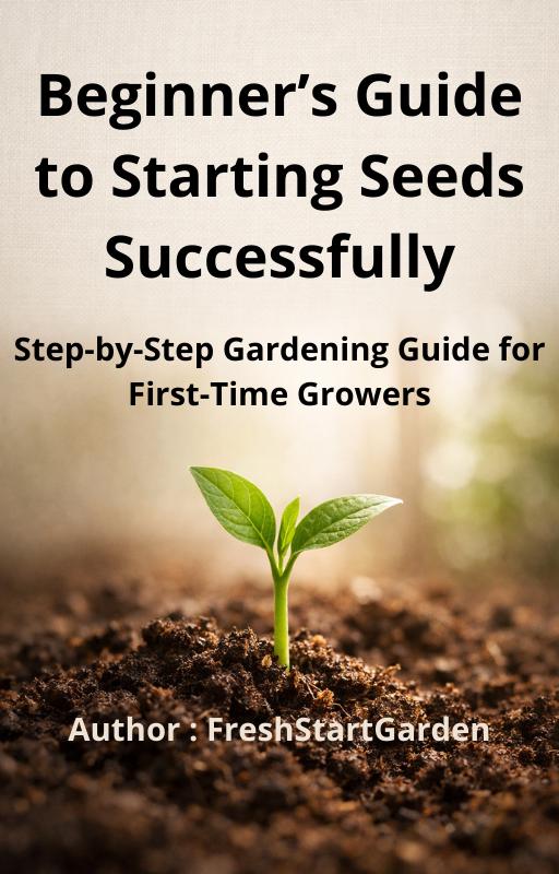 Beginner Seed Starting Guide PDF, Step-by-Step Gardening for First-Time Growers, Indoor Planting, Germination Tips