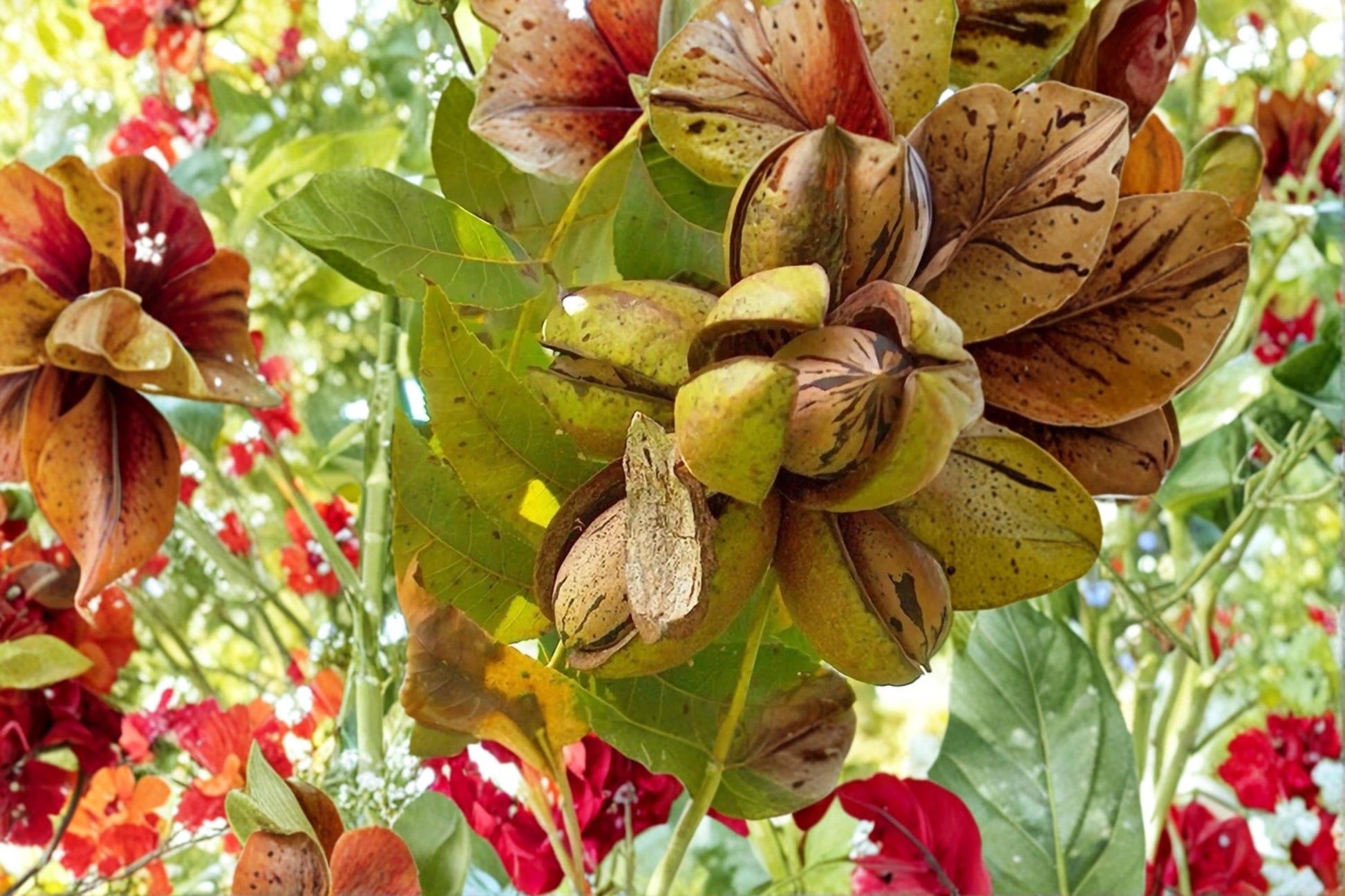 Stewart Pecan Trees 1-2 ft Bare Root Carya illinoinensis Nut Tree for Orchard & Landscape