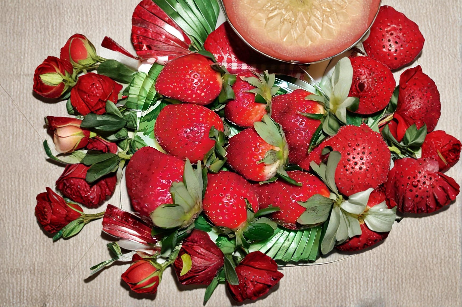 Honeoye Strawberry Plants – 20 Bare Root Fragaria × ananassa Fruit Plants for Garden, Container, Small Farm