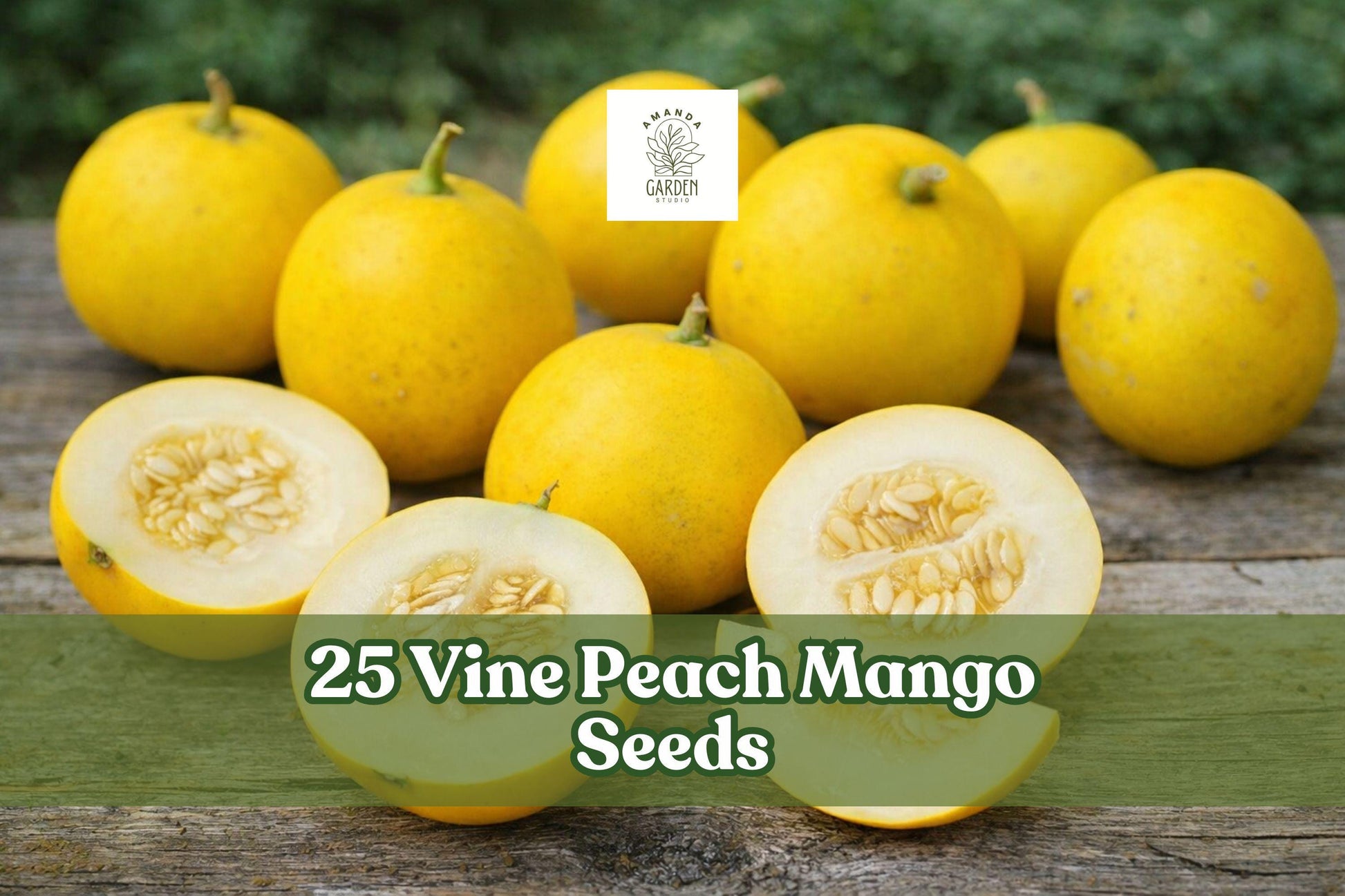Vine Peach Mango Seeds – Garden Fruit Vine for Backyard, Spreading Plant, Cucumis melo var. chito