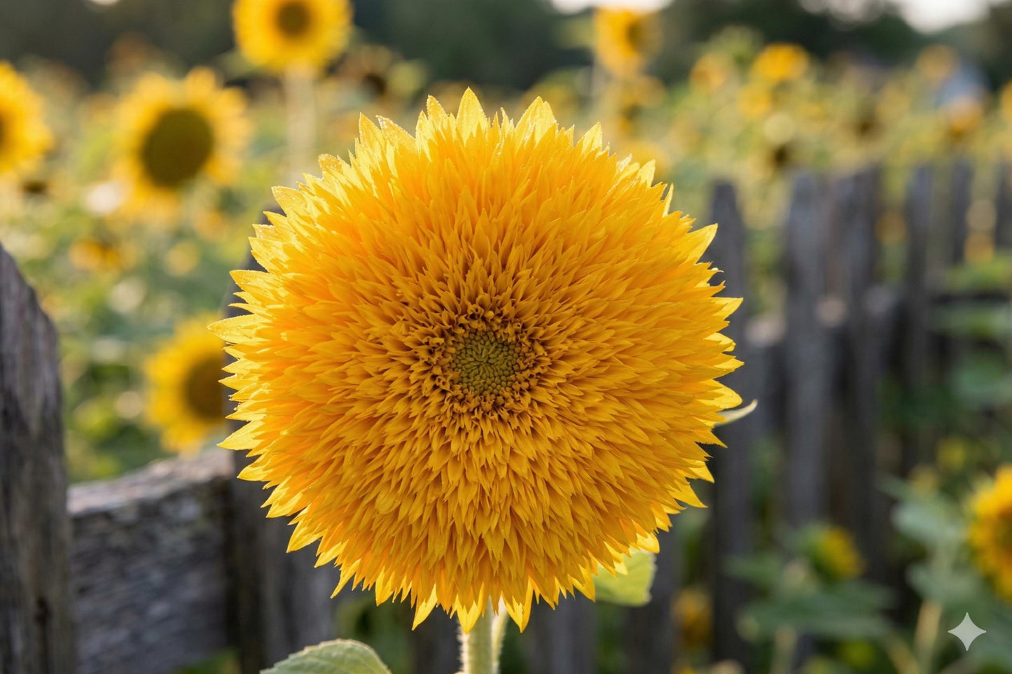 Teddy Bear Sunflower Seeds (15) | Dwarf Helianthus annuus for Containers & Gardens
