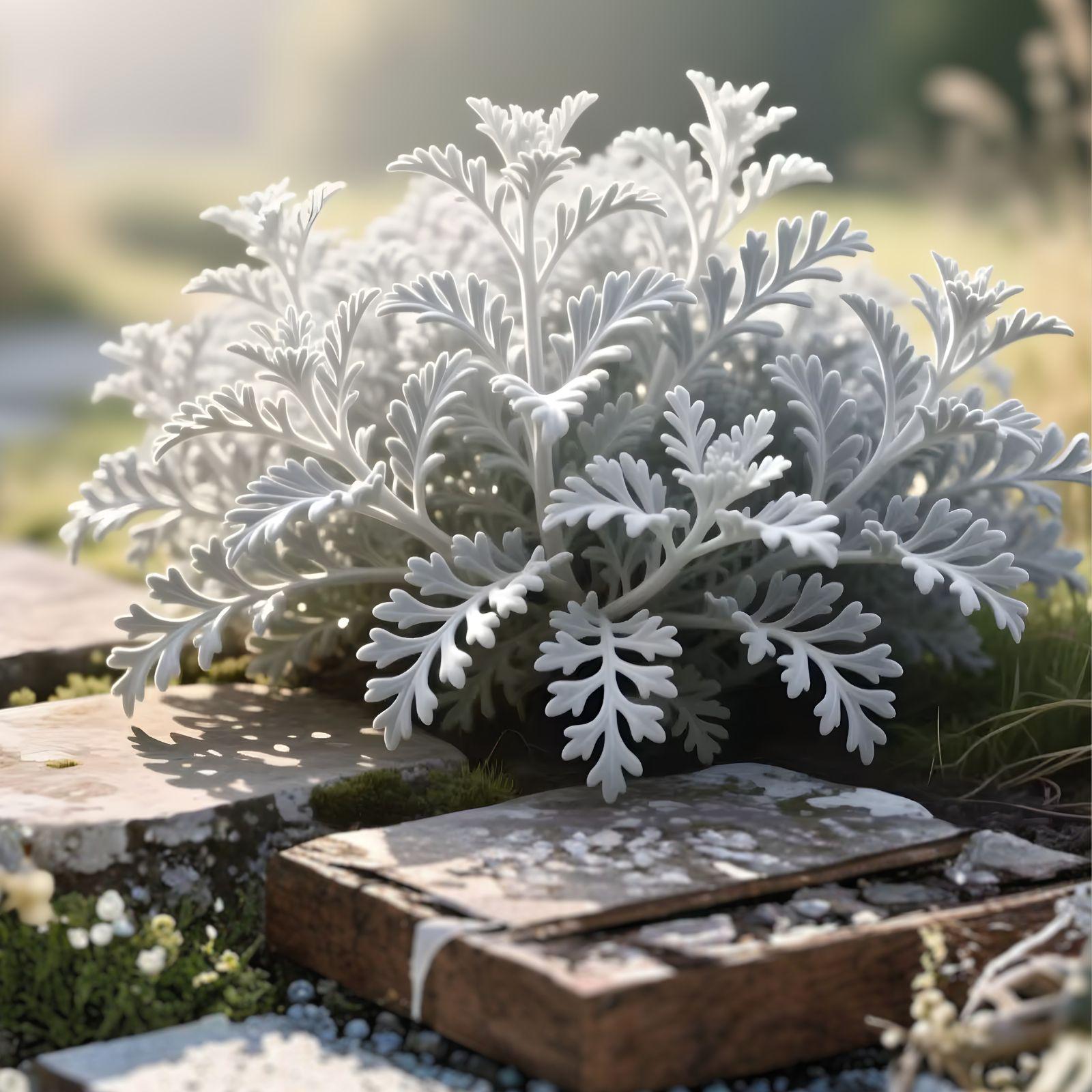 Artemisia Silver Mound Bare Root Plant – Soft Silver Foliage Perennial for Borders and Drought Tolerance