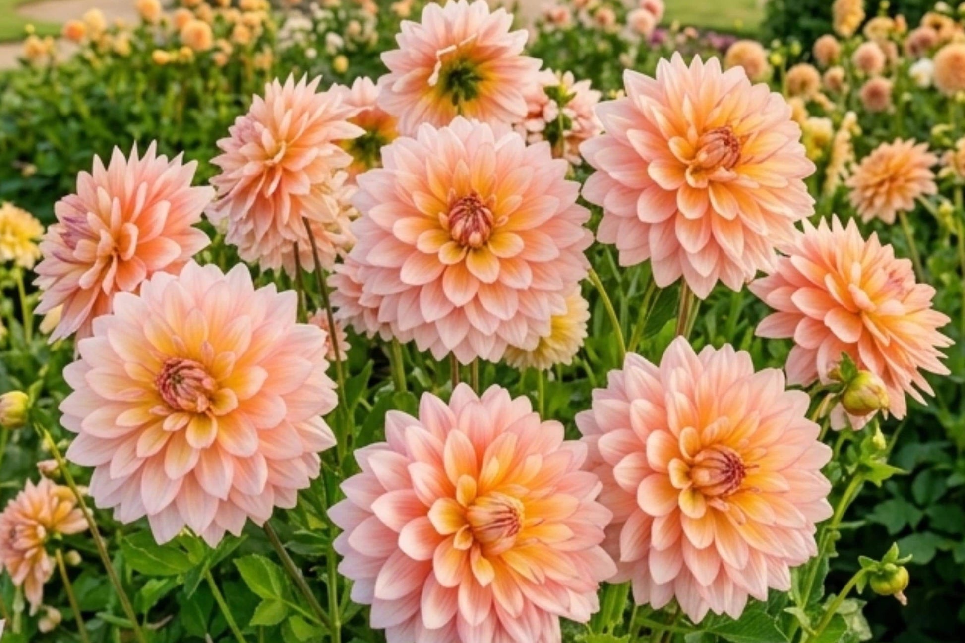 Dinnerplate Dahlia Bulb Clump – Hercules Variety, Colorful Flower Tuber, Large 10-Inch Blooms, Dahlia pinnata