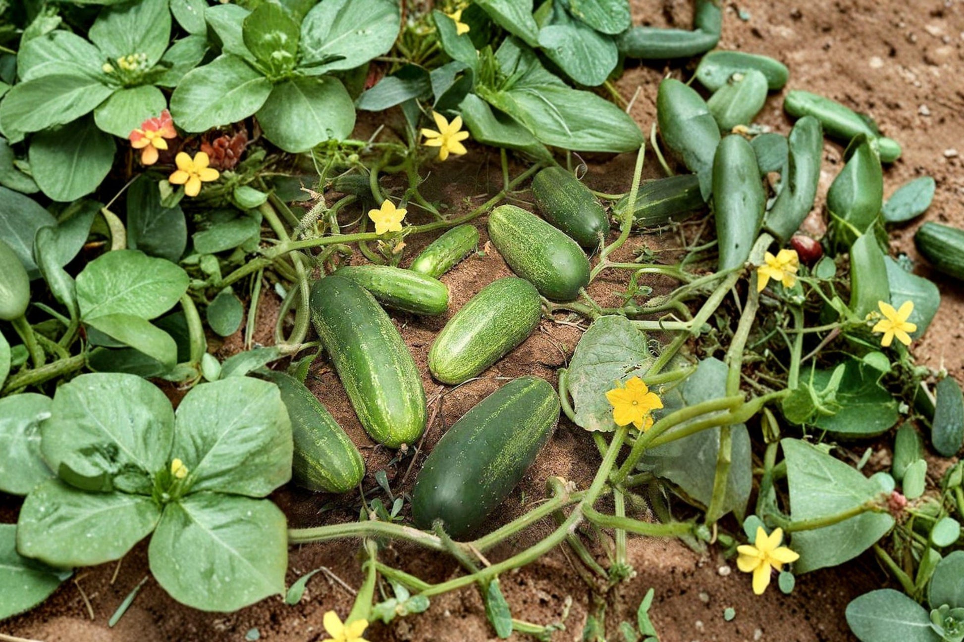 Carolina Cucumber Seeds Heirloom Organic Non-GMO Slicing Variety, High Yield, Bright Green Fruits