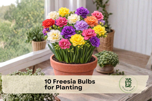 10 Freesia Flower Bulbs for Planting – Fragrant, Vibrant Blooms, Garden & Container, Spring-Blooming, Easy to Grow, Scientific Name: Freesia