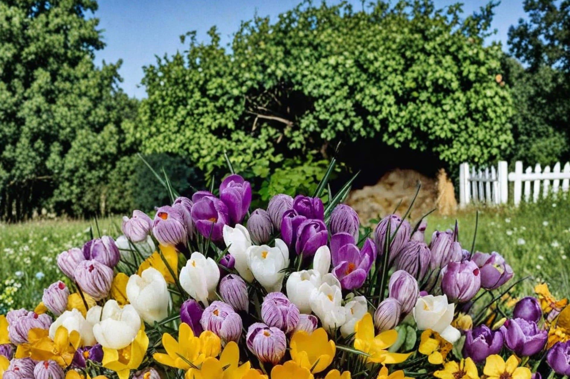 Large Crocus Mix Bulbs – Early Spring Flowering, Perennial, Mixed Colors, Crocus (Crocus)