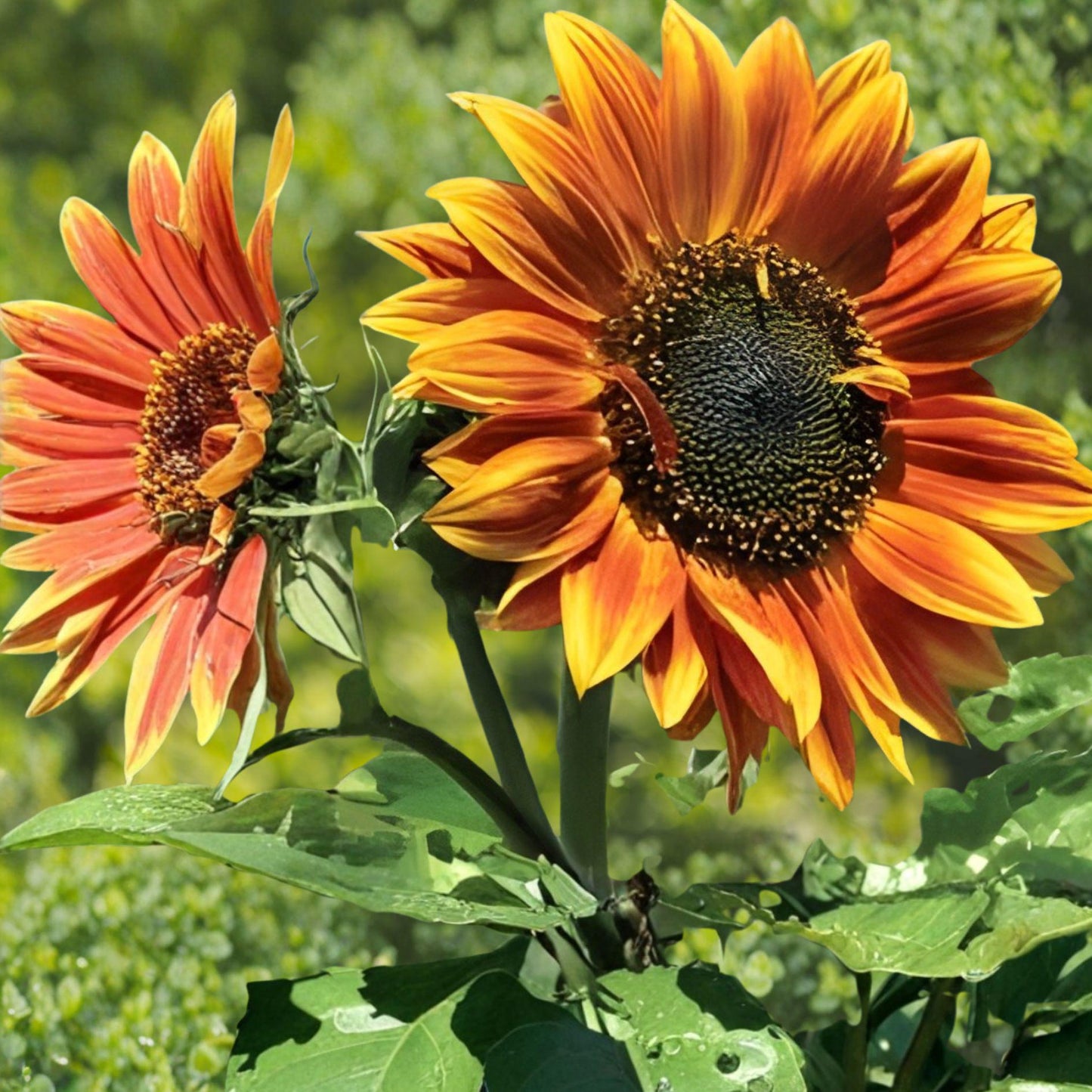 Autumn Beauty Sunflower Seeds – Helianthus annuus – Mixed Warm-Toned Blooms for Garden Borders and Beds