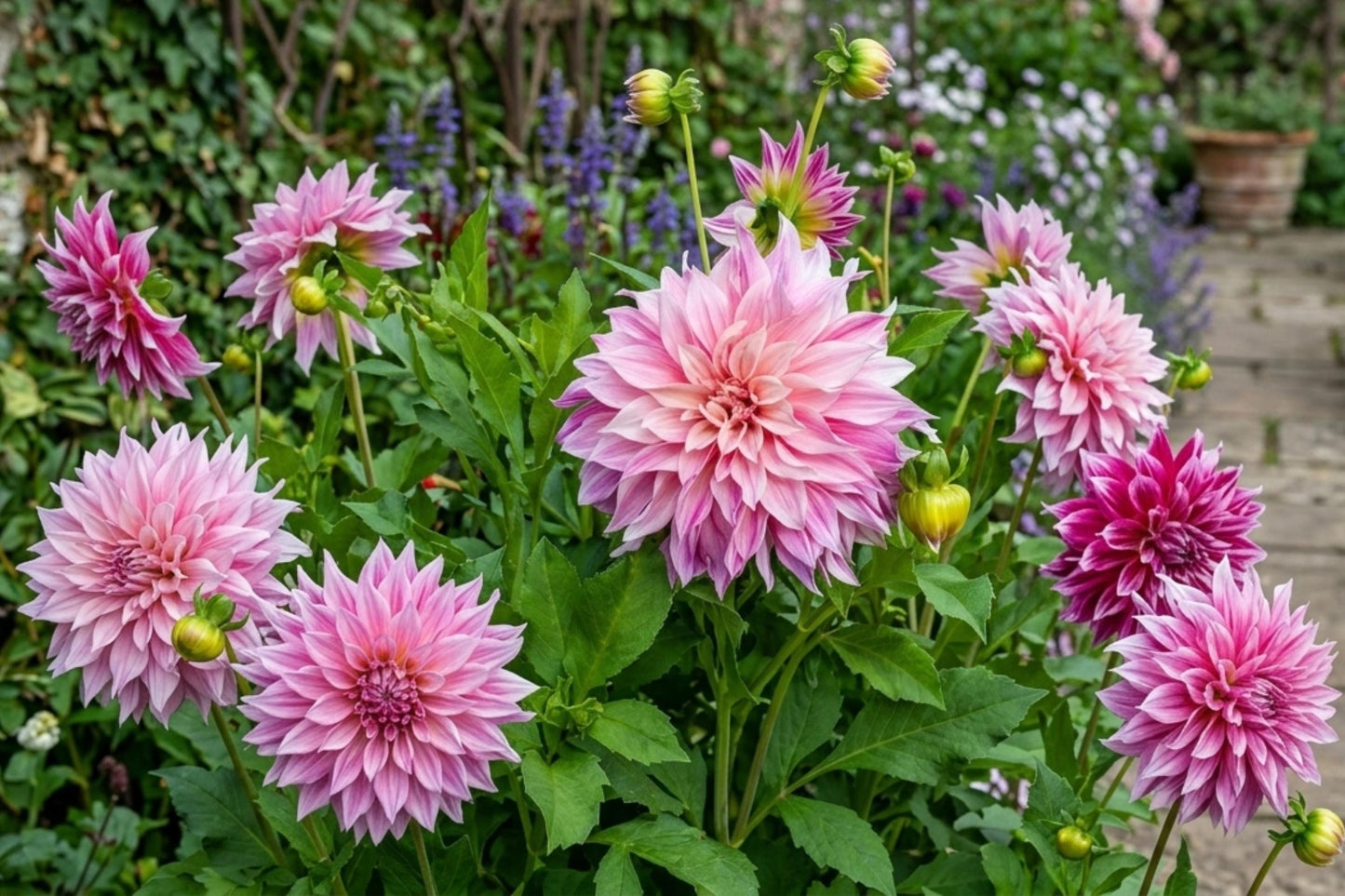 Dinnerplate Dahlia Tuber Clump – WHO DONE IT Flower Bulb for Gardens & Bouquets | Dahlia pinnata