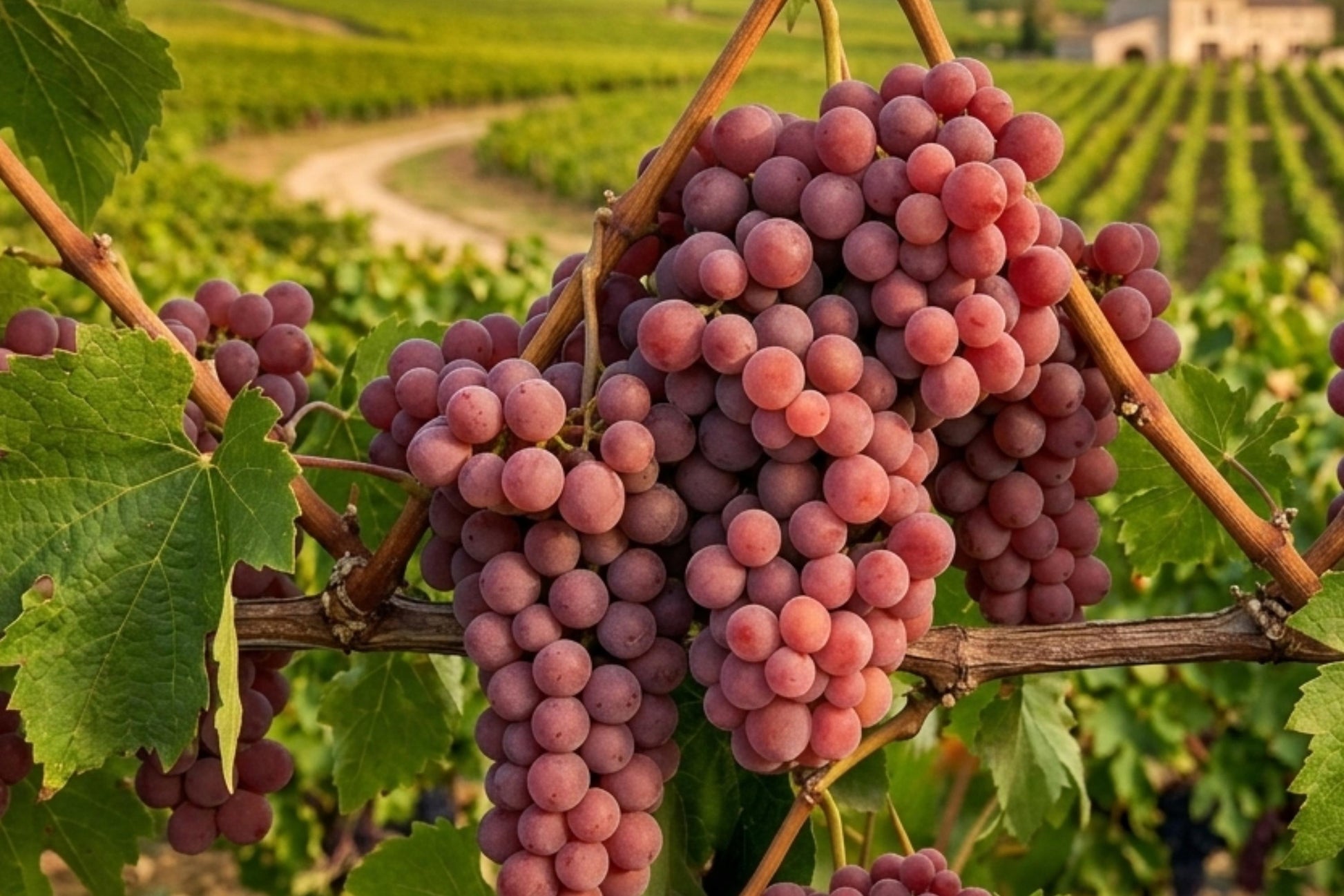 Red Flame Seedless Grape Vine Plant - Vitis vinifera, 1-2 Year Old, Well Rooted, Climbing Vine for Garden or Patio