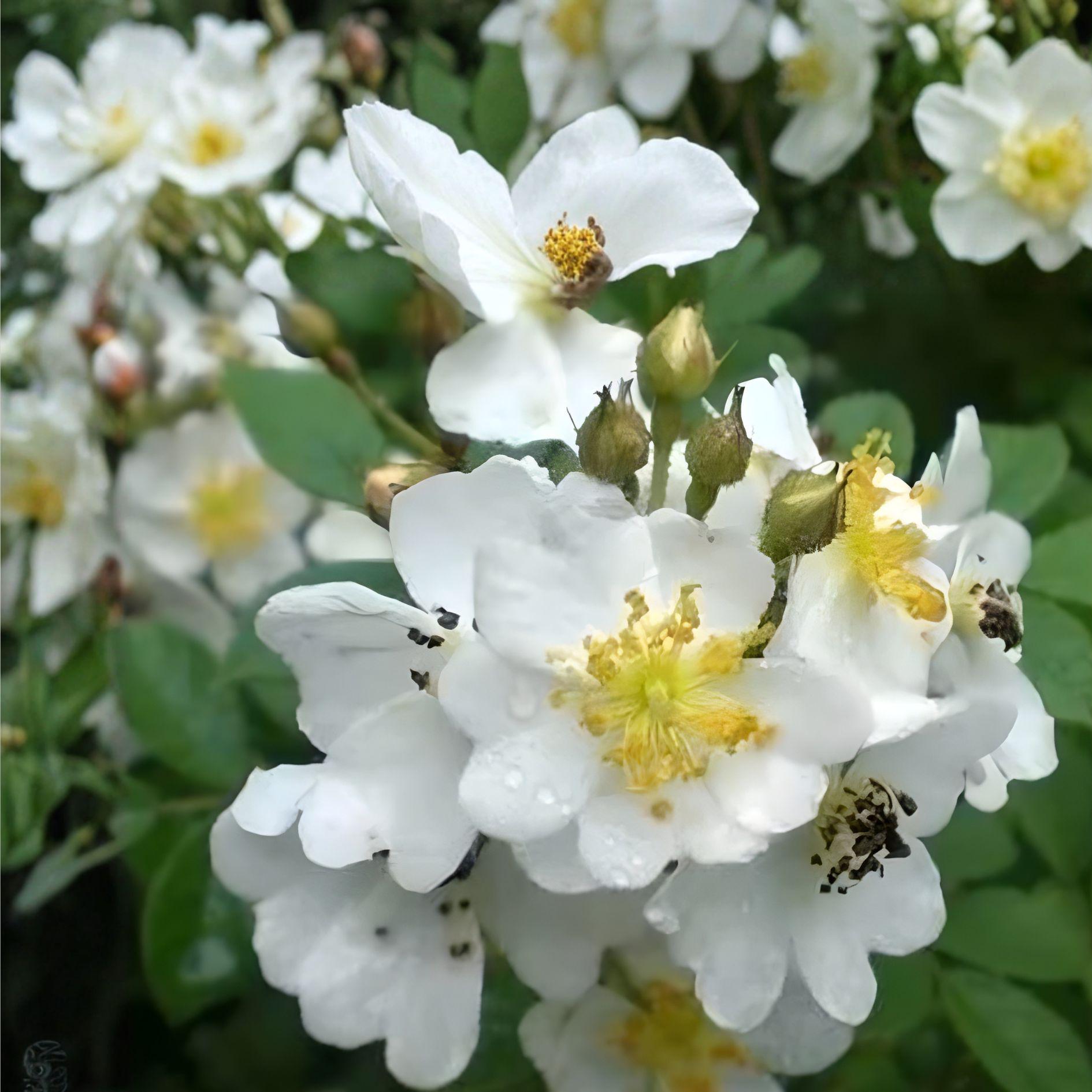 White Climbing Rose Plant | Fragrant Vine, Bare Root, Rosa spp.