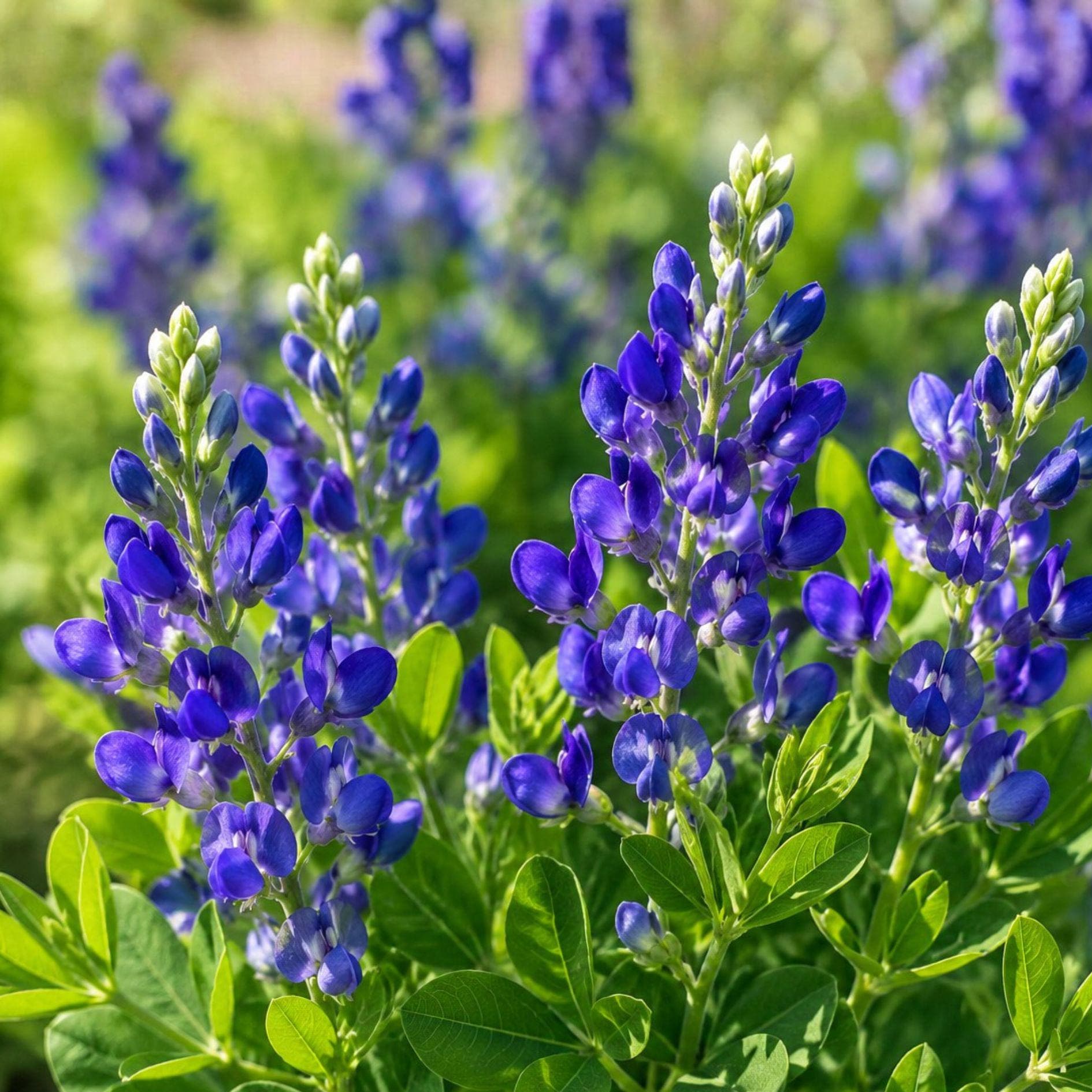Blue Wild Indigo Seeds – Baptisia australis Perennial Flowering Plant, Blue-Purple Blooms, Native Pollinator-Friendly Seed Pack
