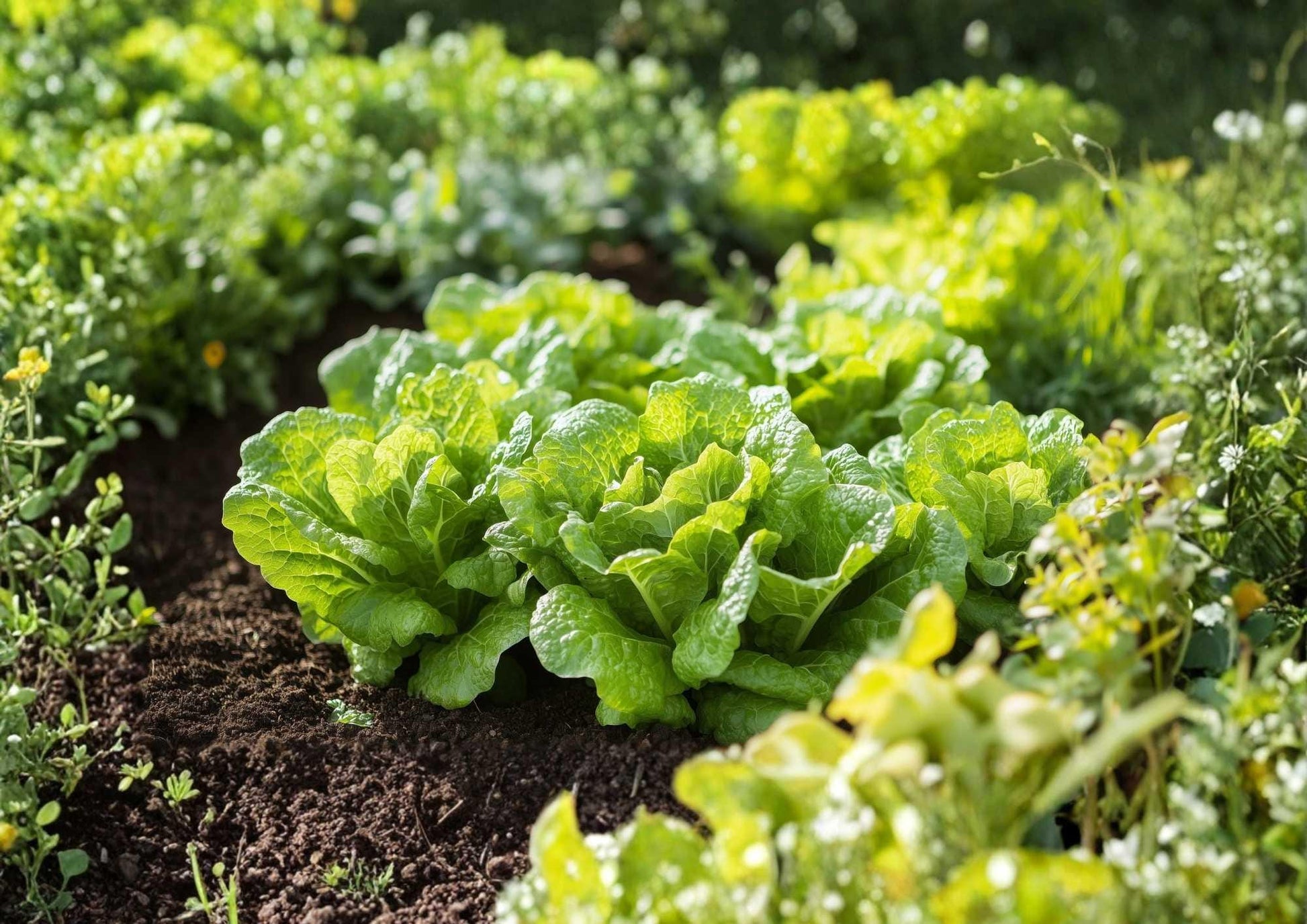 Sandy Leaf Lettuce Seeds, Heirloom Non-GMO, AAS 2015 Winner, Crisp Green Leaf, Vegetable Seeds for Garden Planting
