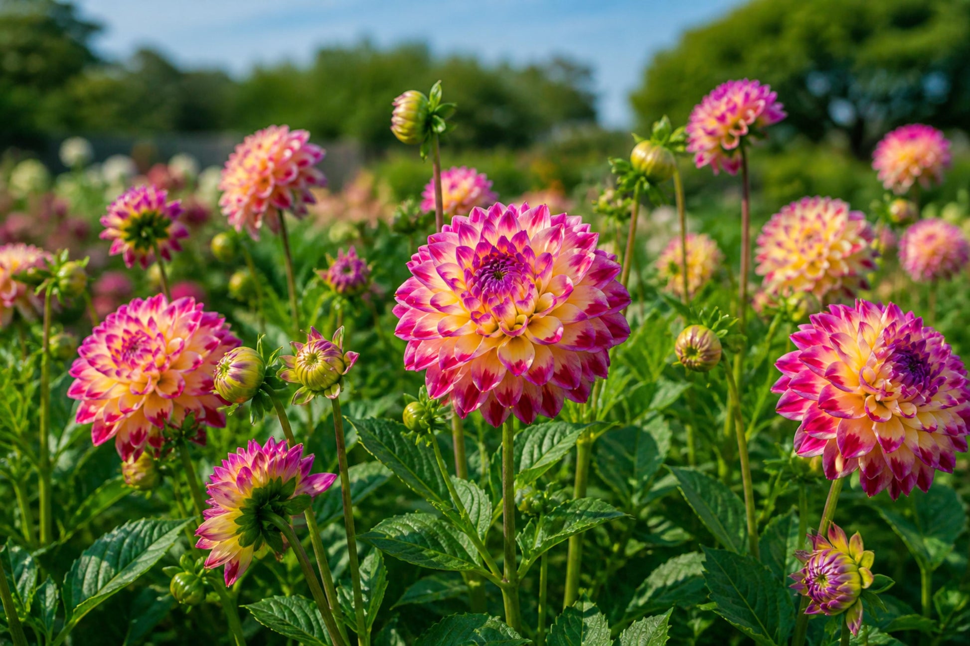 Dahlia Bulb Tuber Clump - Daydream Variety - Decorative Flowering Plant for Gardens and Borders - Dahlia Scientific Name