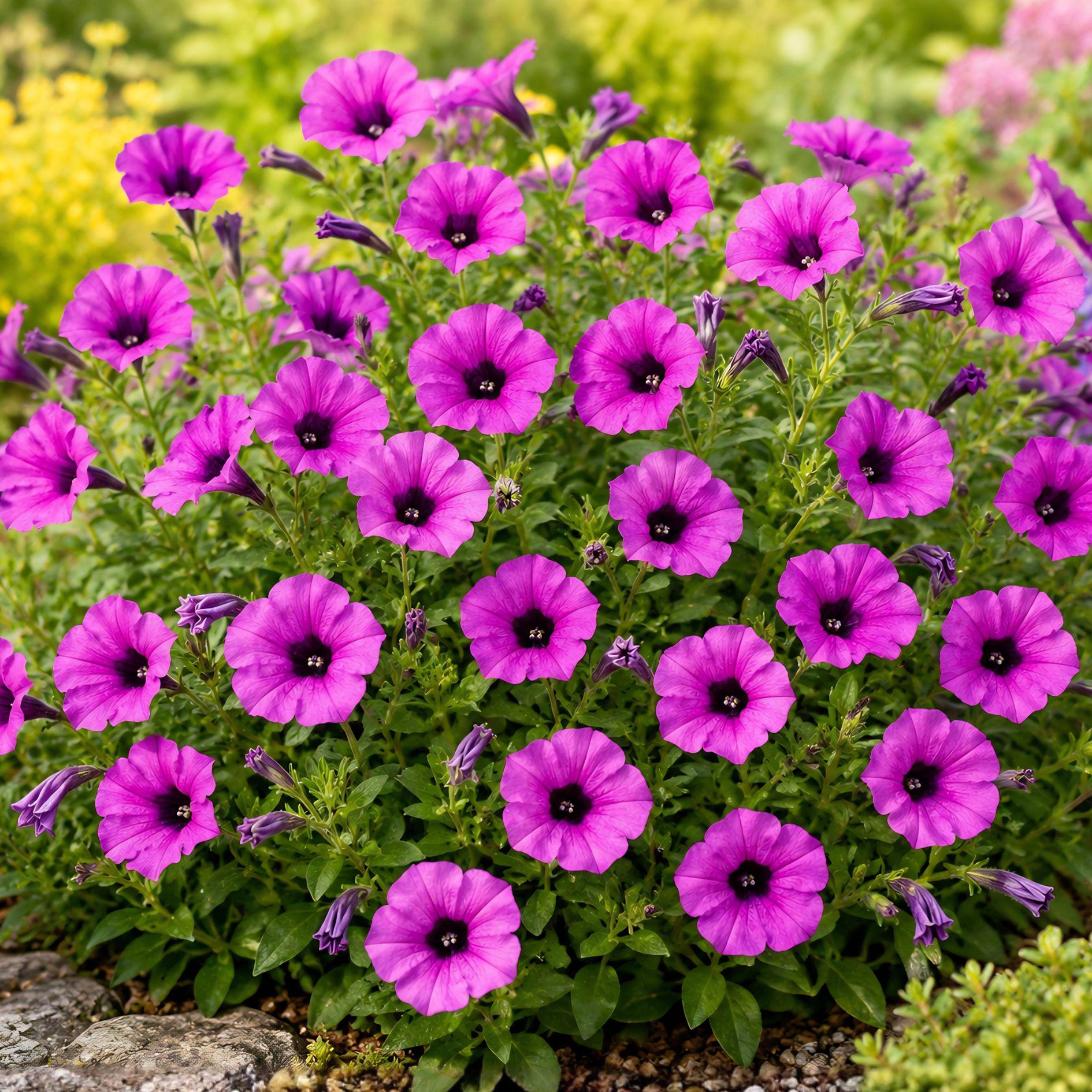 Shanin Wild Petunia Seeds 100 Pack – Petunia violacea Ornamental Flowering Plant for Gardens & Containers