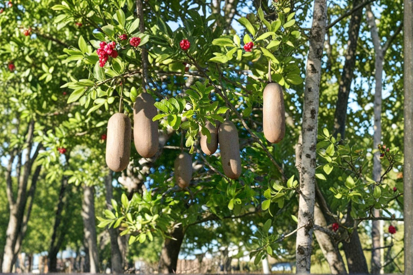 Sausage Tree Seeds – Kigelia africana Tropical Tree for Garden and Landscape Planting