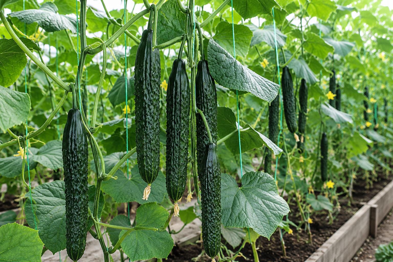 Asian Suyo Long Cucumber Seeds, Heirloom Non-GMO, Cucumis sativus, Long, Slim, for Home Gardening and Pickling