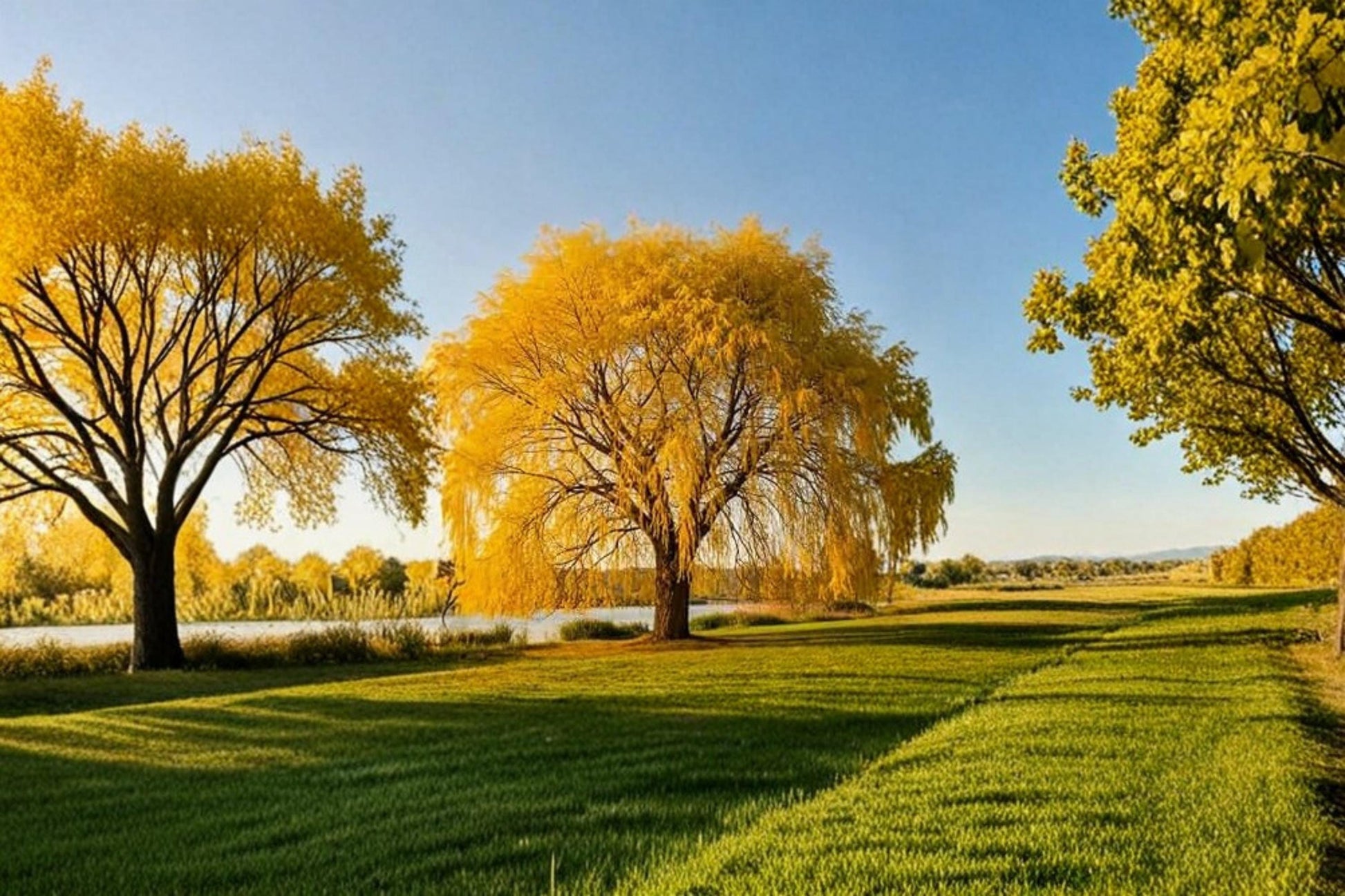 Gold Weeping Willow Cuttings – Salix alba 'Tristis' – Ornamental Fast-Growing Tree for Landscape & Bonsai