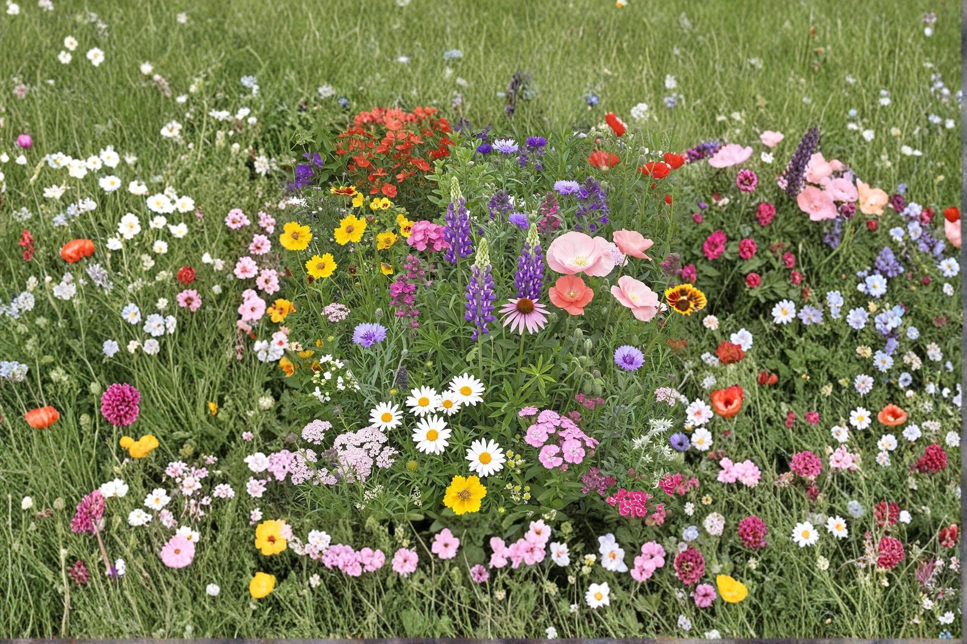 Perennial Wildflower Seed Mix Kit – Mixed Species for Naturalized Gardens, Pollinator & Meadow Planting