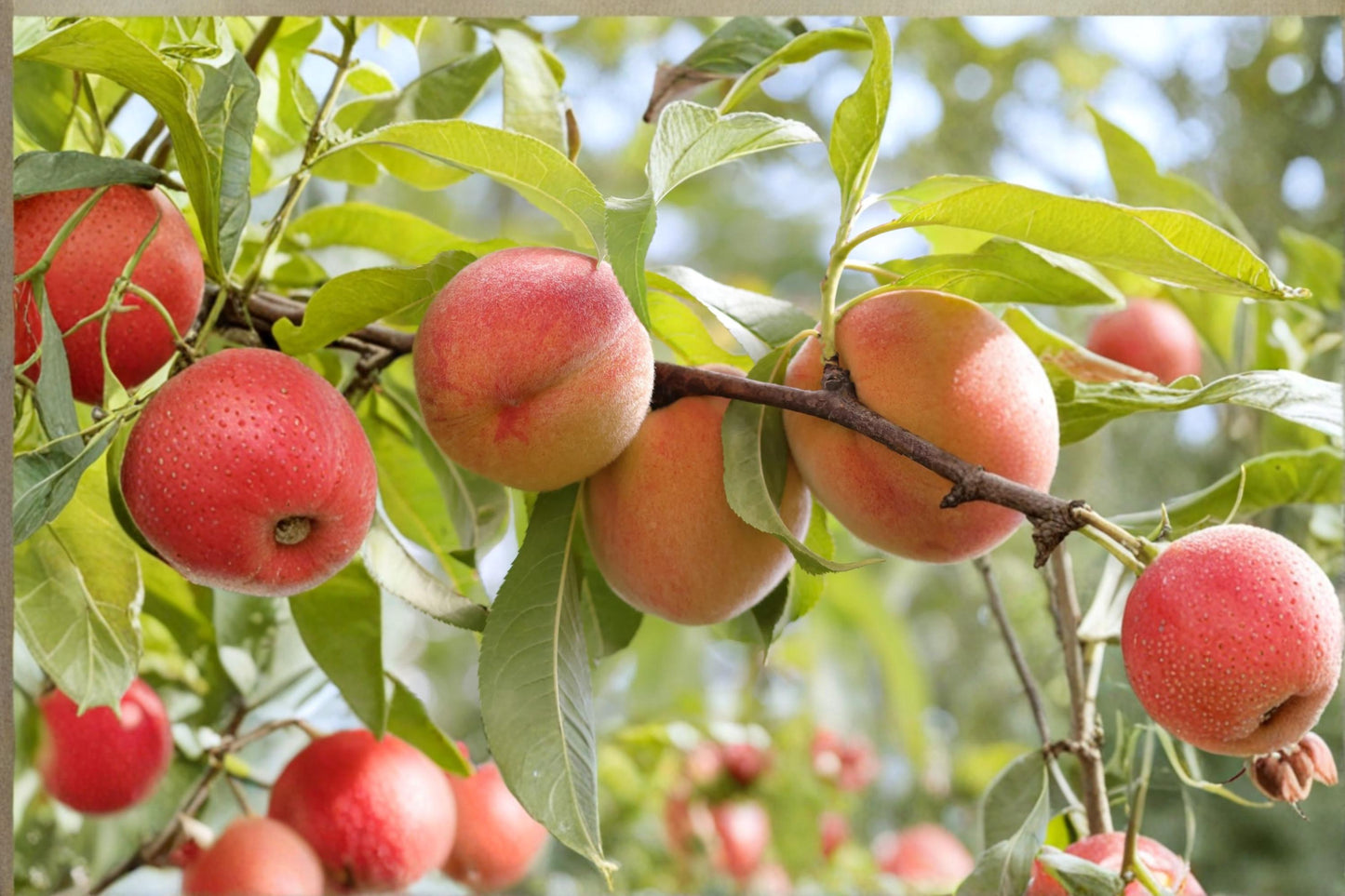 Peach Tree Seed Prunus persica Fruit Tree for Garden, Backyard Orchard, Edible Landscape