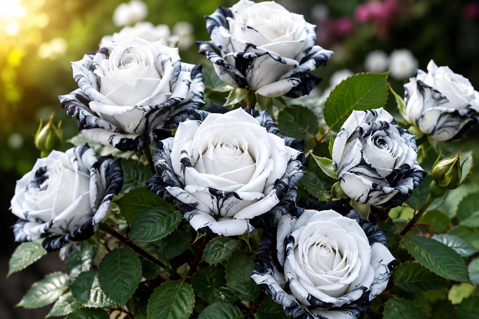 Rare Ink Rose Seeds - 20pcs Non-GMO Heirloom Rosa spp. Garden Flower Seeds for Borders & Containers