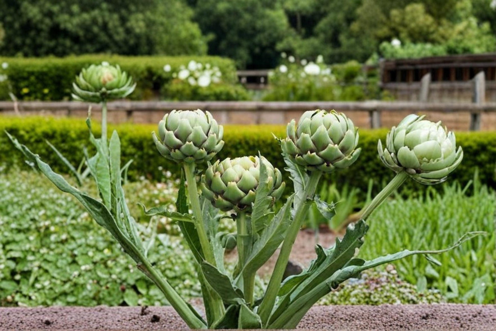Globe Artichoke Seeds – Cynara scolymus Perennial Vegetable with Silver Foliage and Large Ornamental Flower Buds