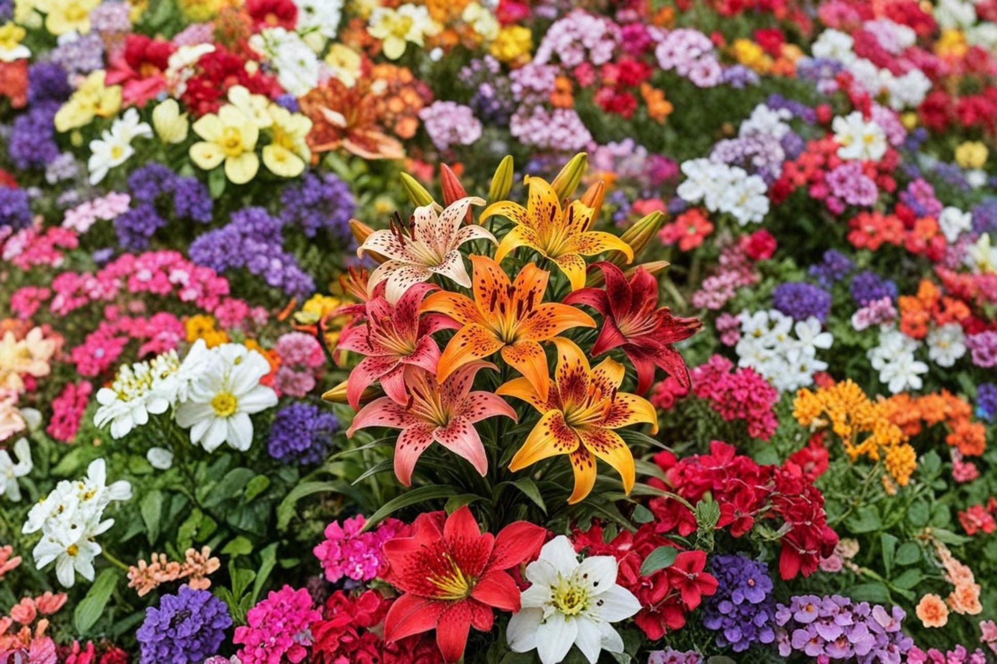 Mixed Color Tiger Lily Bulbs – Vibrant Lilium lancifolium Flower Bulbs for Garden Borders and Containers