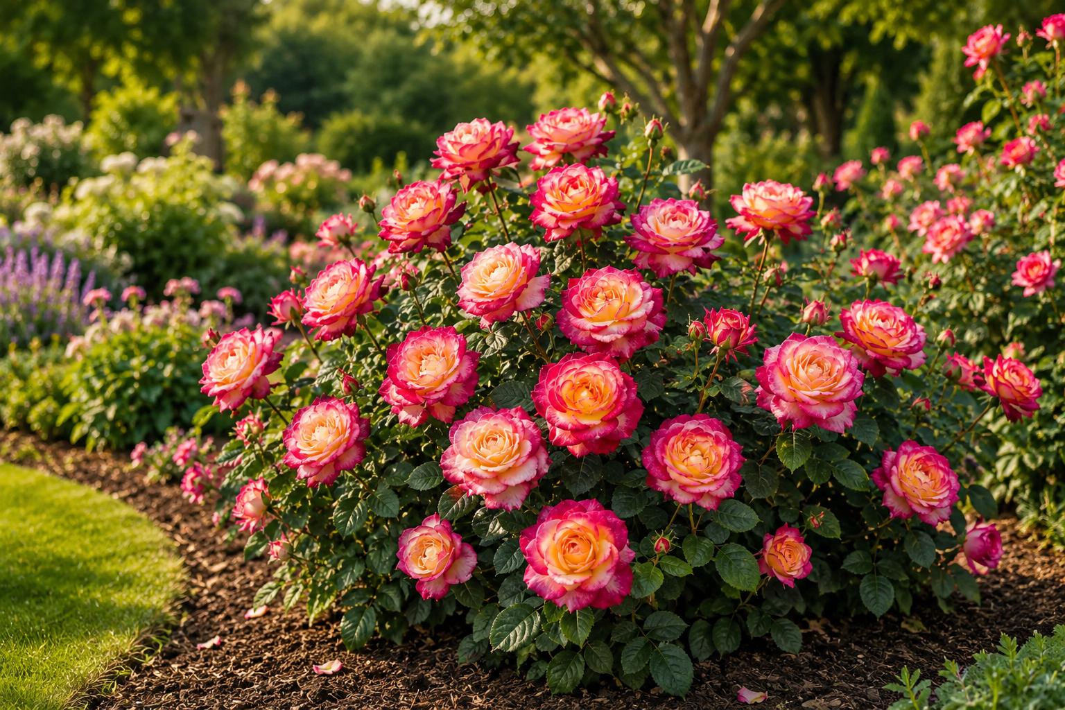Bicolor Rose Seeds - 35 Heirloom Garden Flower Seeds - Easy to Grow Rosa spp.