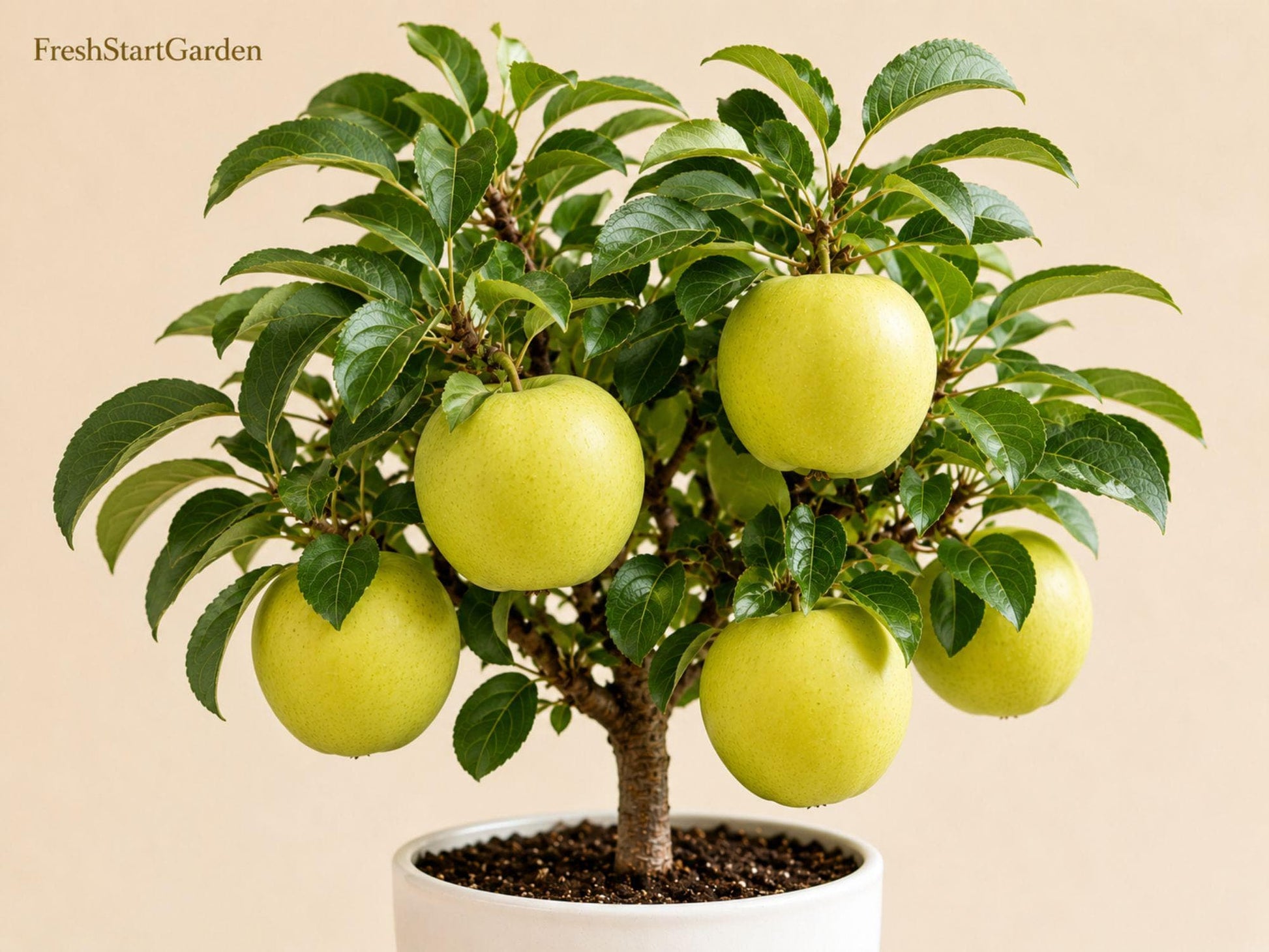 Mutsu Crispin Apple Bare Root Tree – Grafted Malus domestica – Edible Landscape, Backyard Orchard, Fresh & Baking Apples