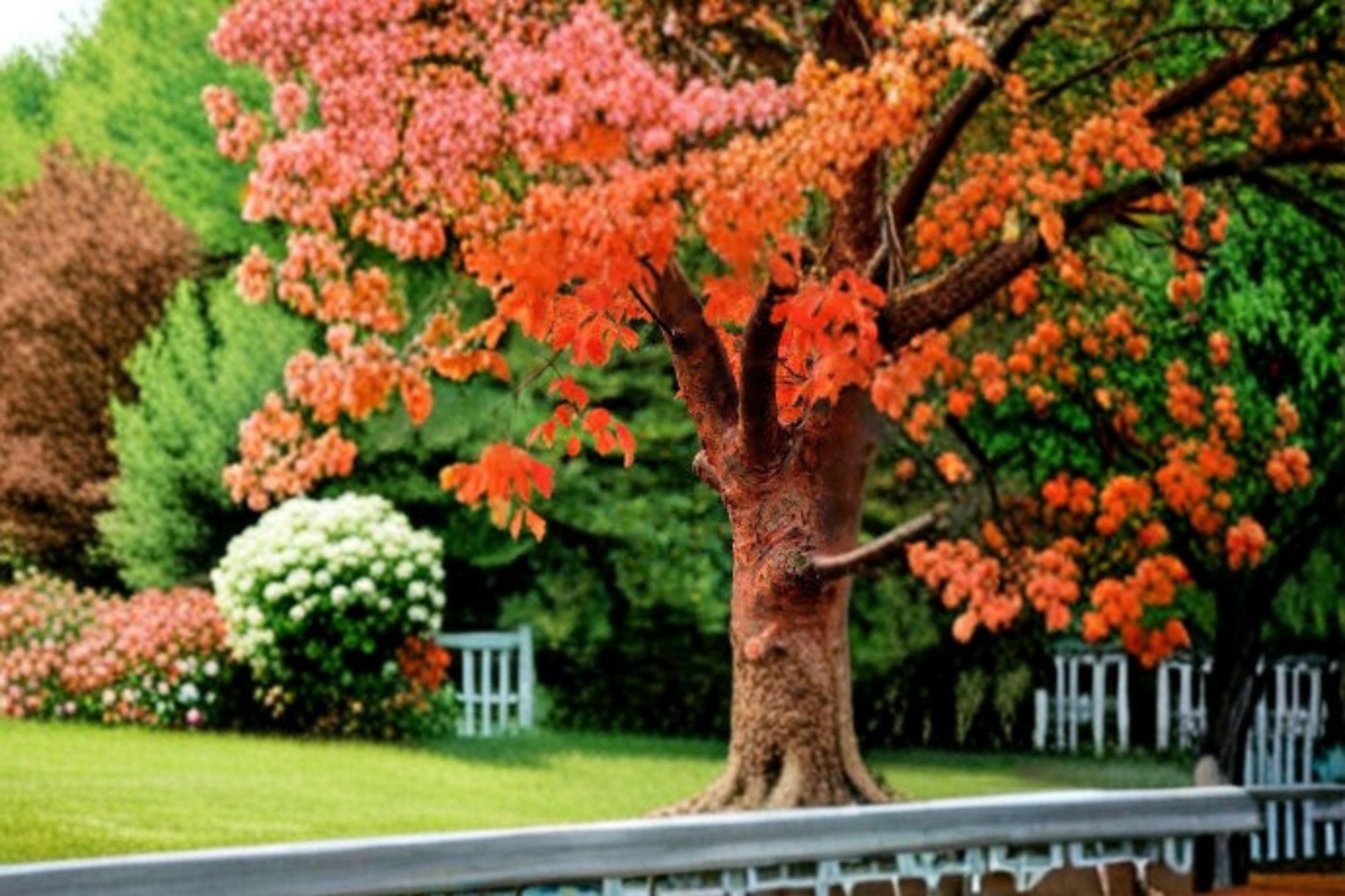 Paperbark Maple Seed Acer griseum Ornamental Tree with Cinnamon Peeling Bark for Planting