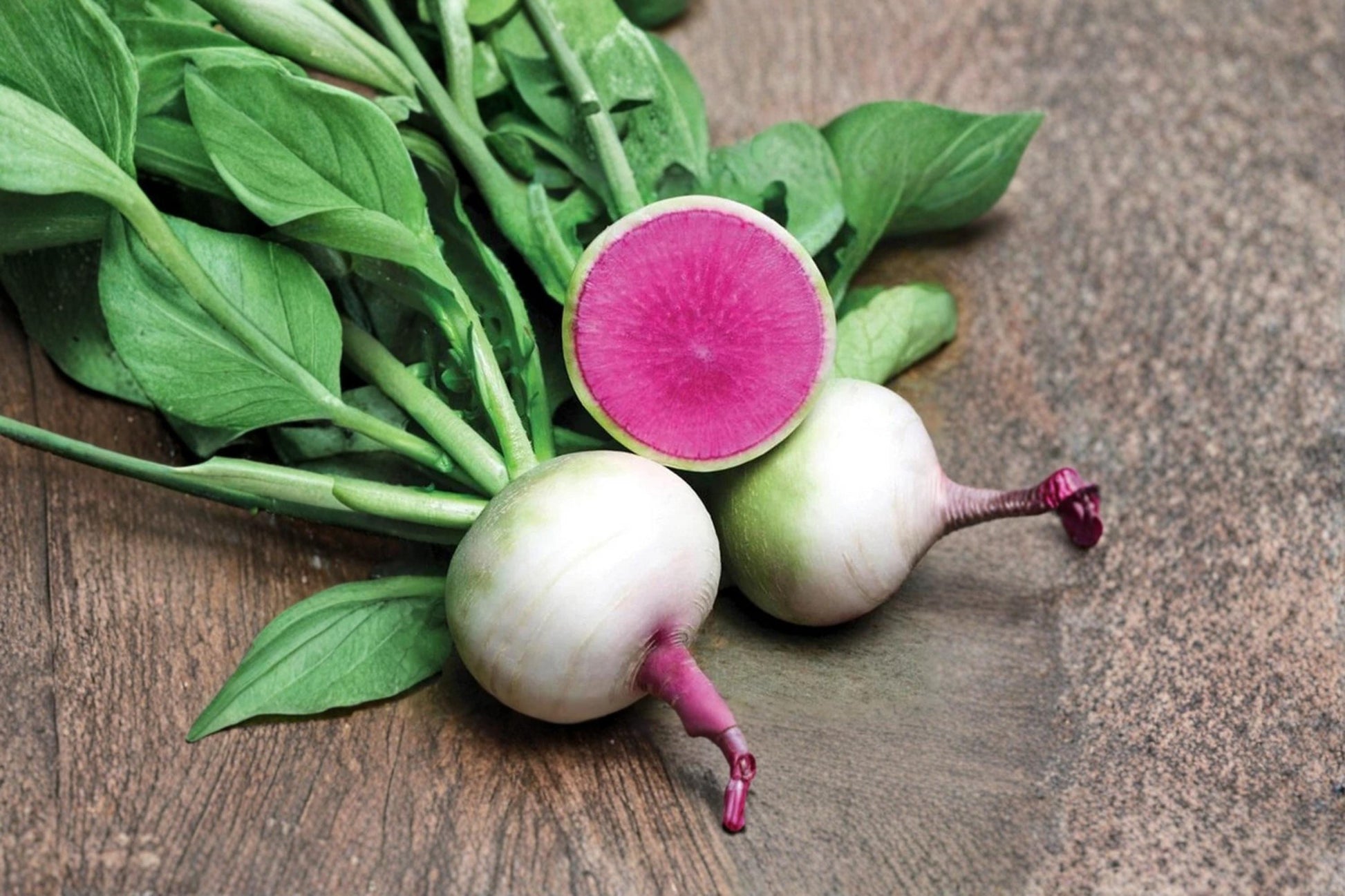 Watermelon Radish Seeds 250+ | Raphanus sativus | Heirloom Root Vegetable for Cool Season Gardens