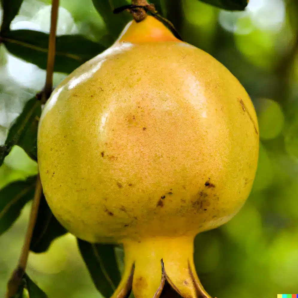 White Pomegranate Cuttings - Punica granatum, 10 Hardwood Stems, Deciduous Fruit Tree, USDA Zones 8-11